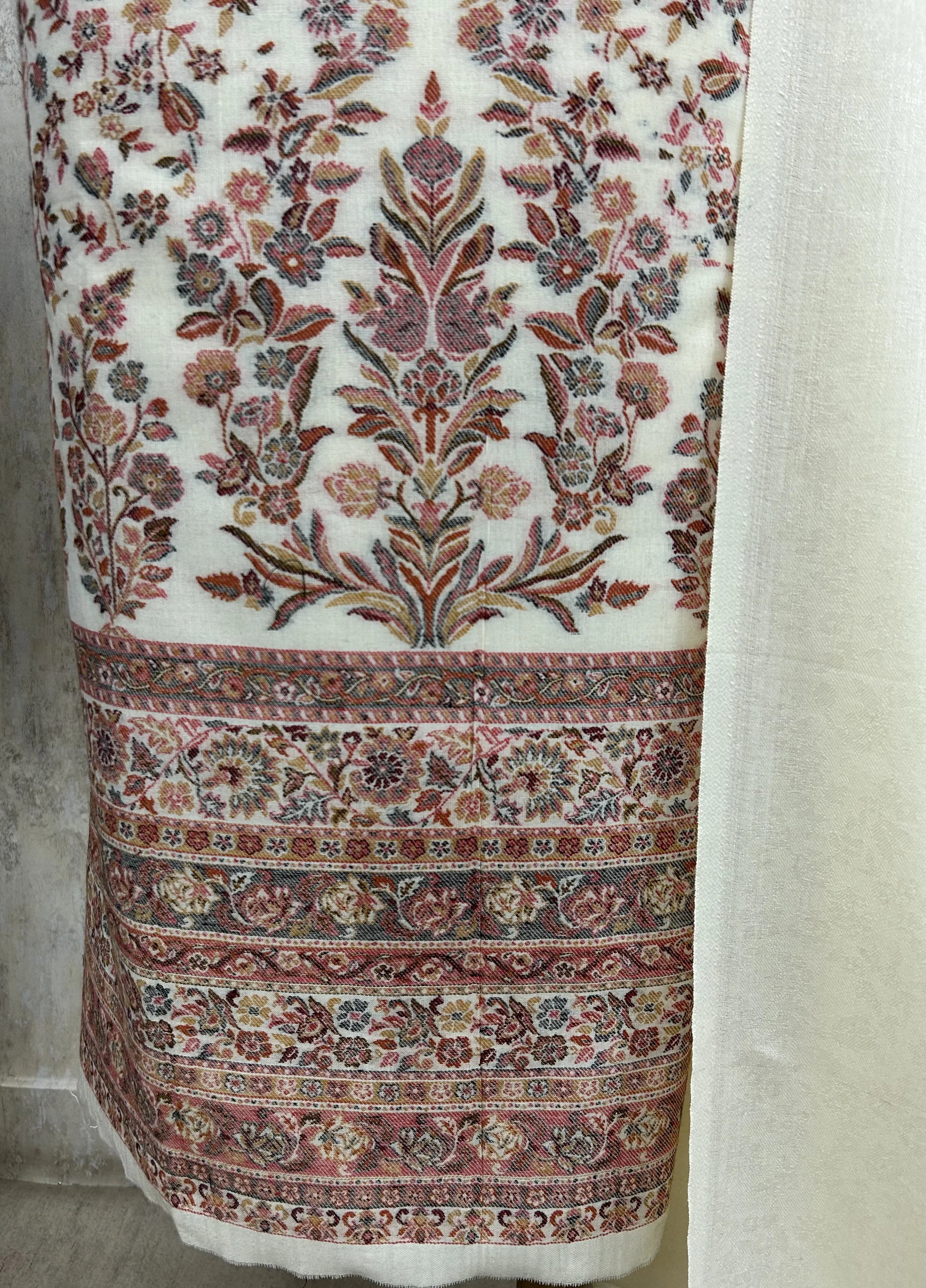 Heritage kashmiri pashmina unstitched suit
