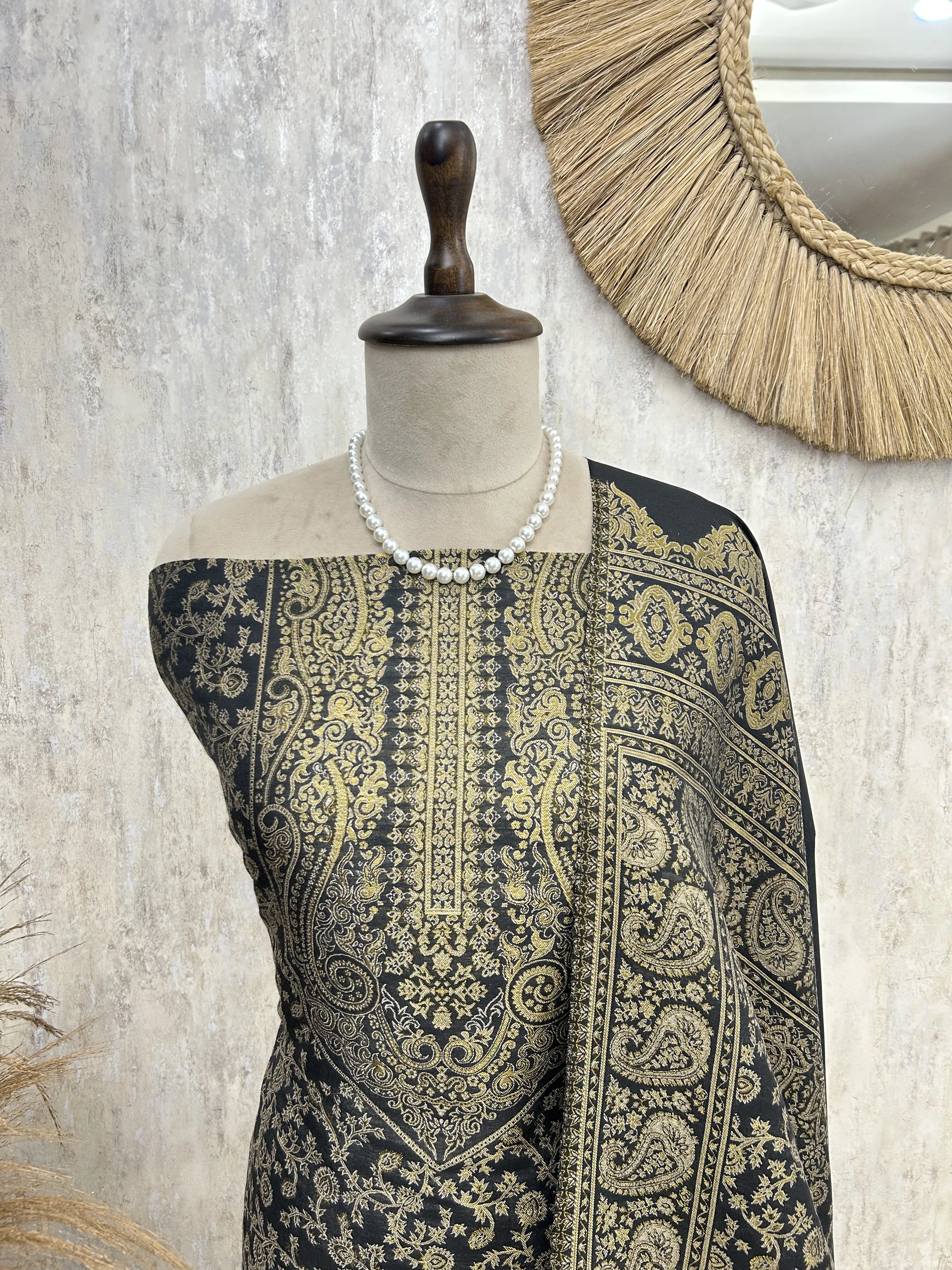 Paisley pashmina Unstitched suit