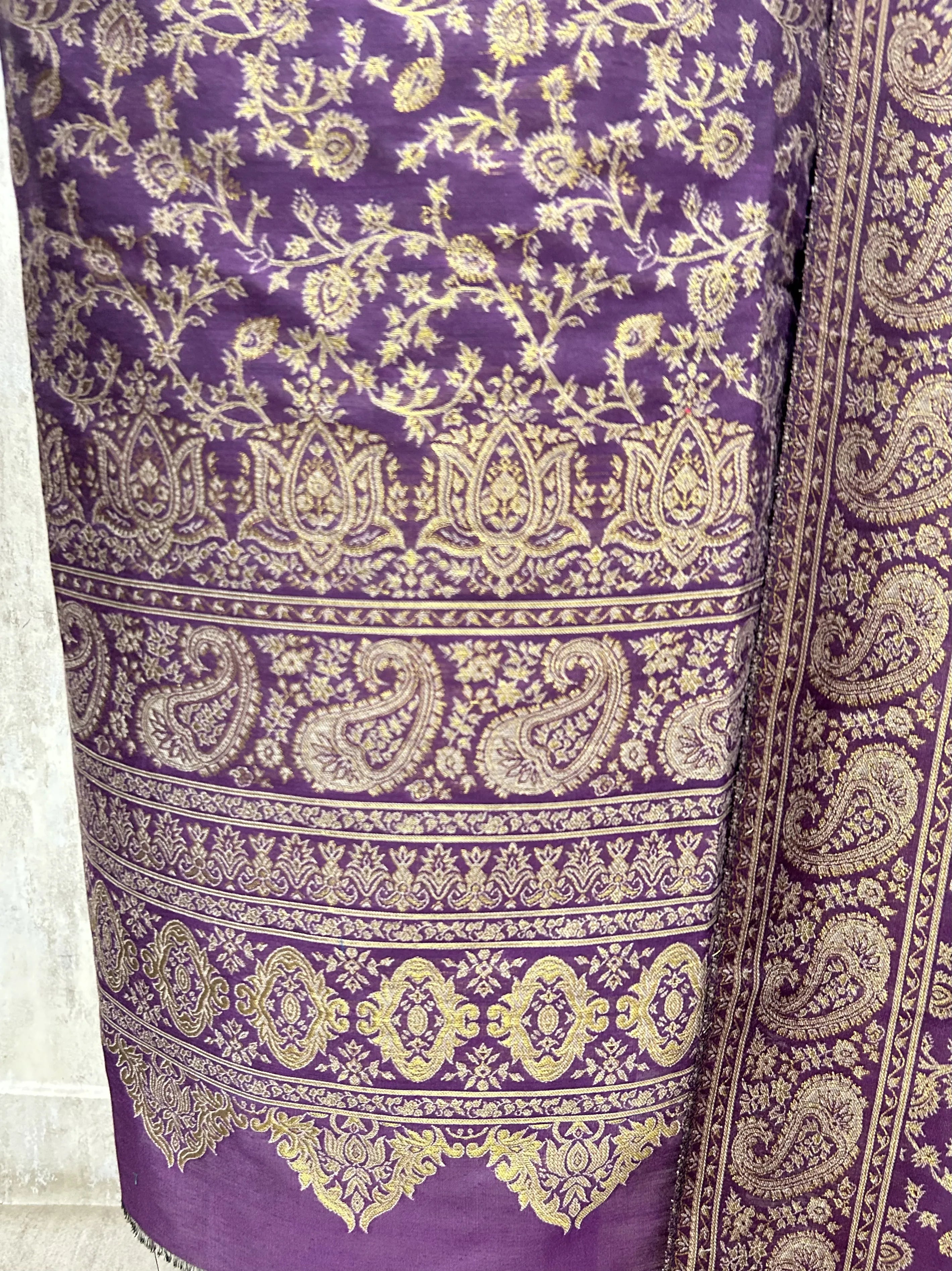 Paisley pashmina Unstitched suit