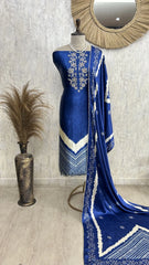 Premium Gajji Silk Unstitched suit