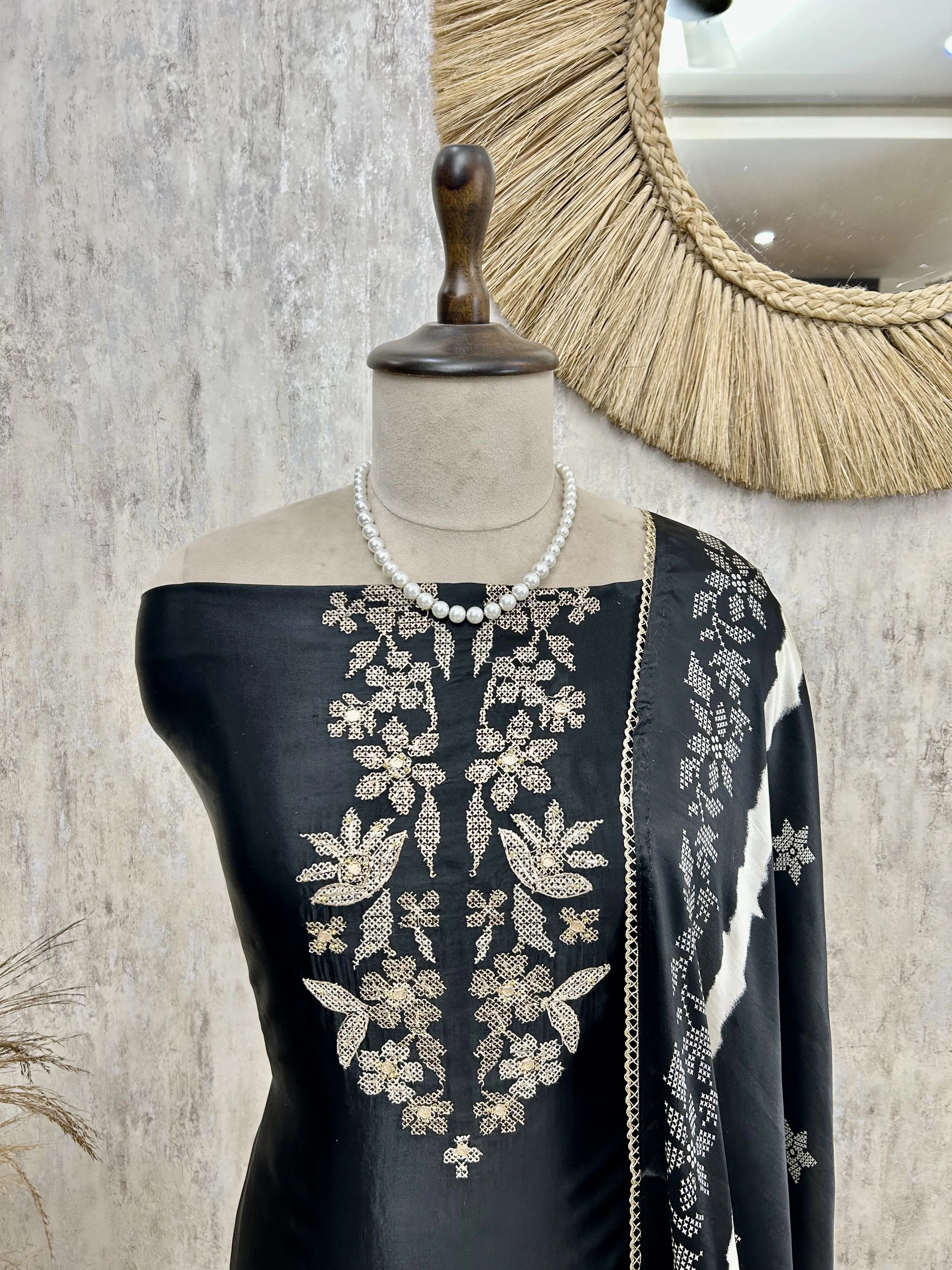 Premium Gajji Silk Unstitched suit