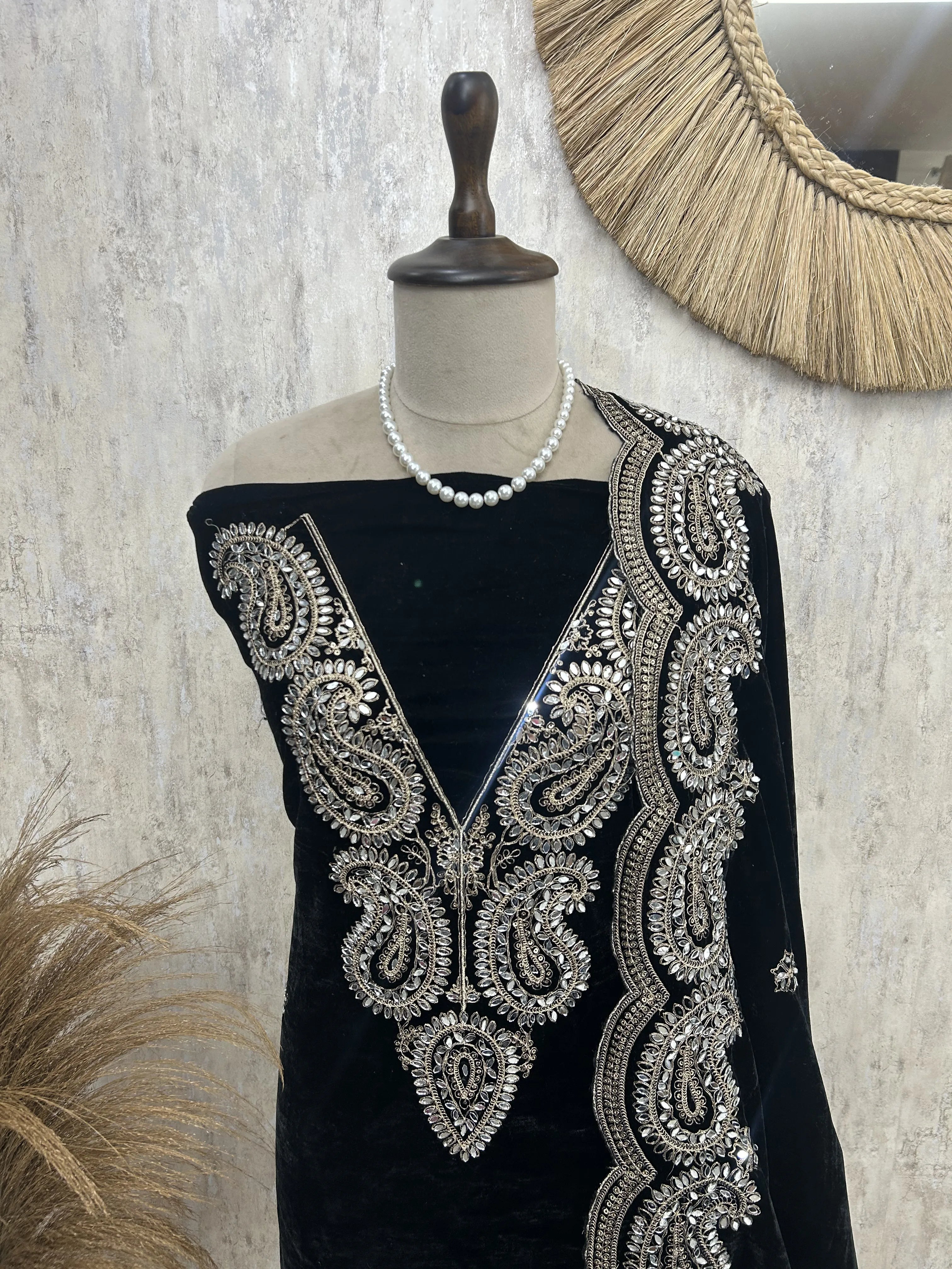 Regal Velvet Unstitched Suit