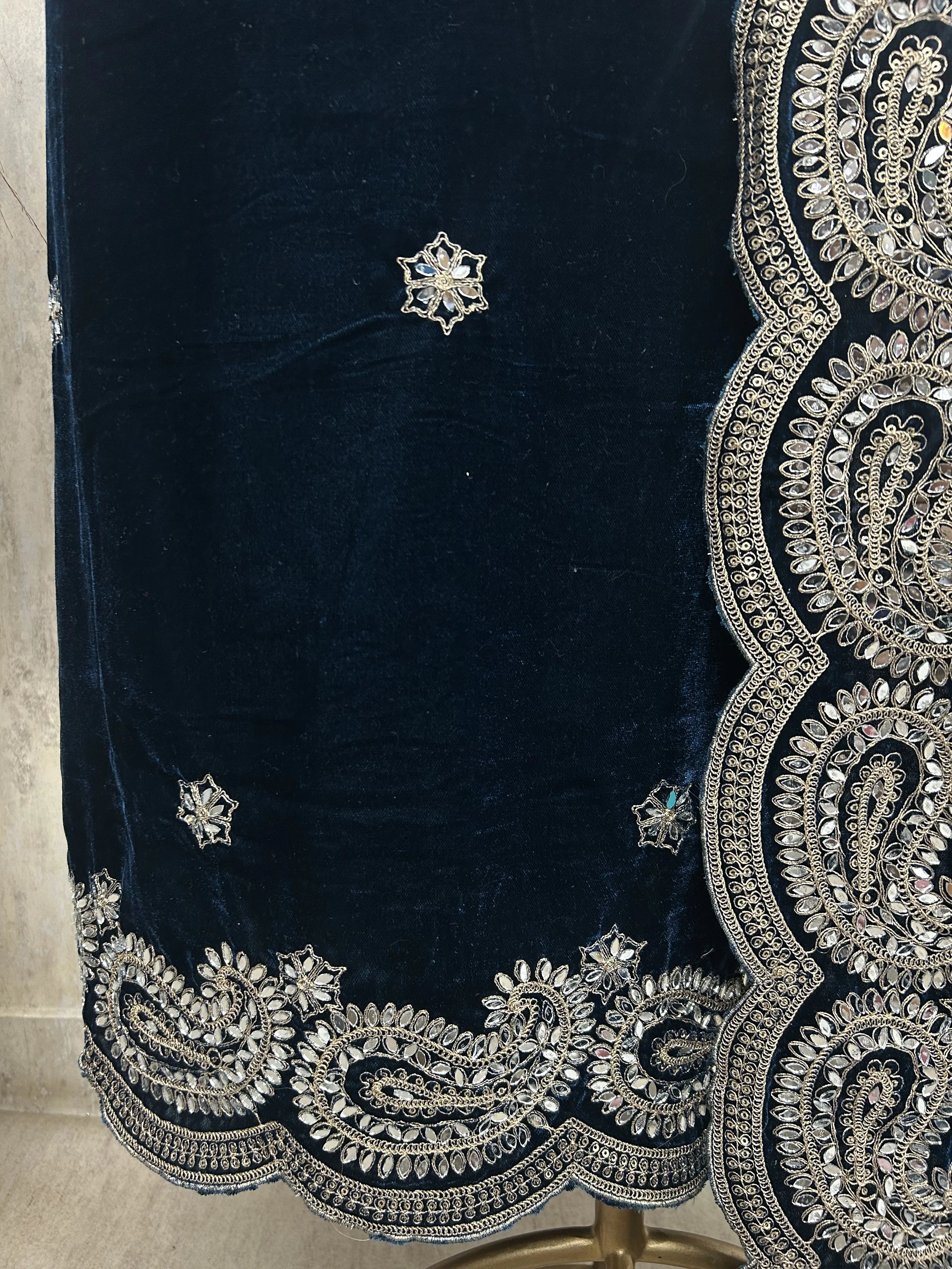 Regal Velvet Unstitched Suit