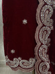 Regal Velvet Unstitched Suit