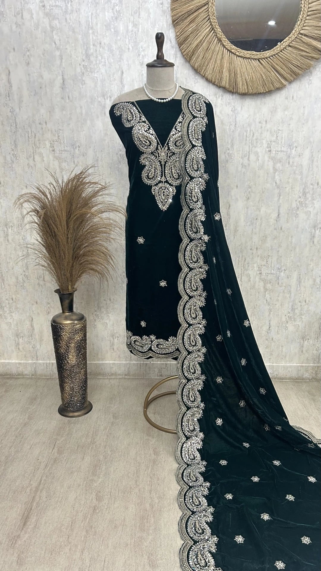 Regal Velvet Unstitched Suit