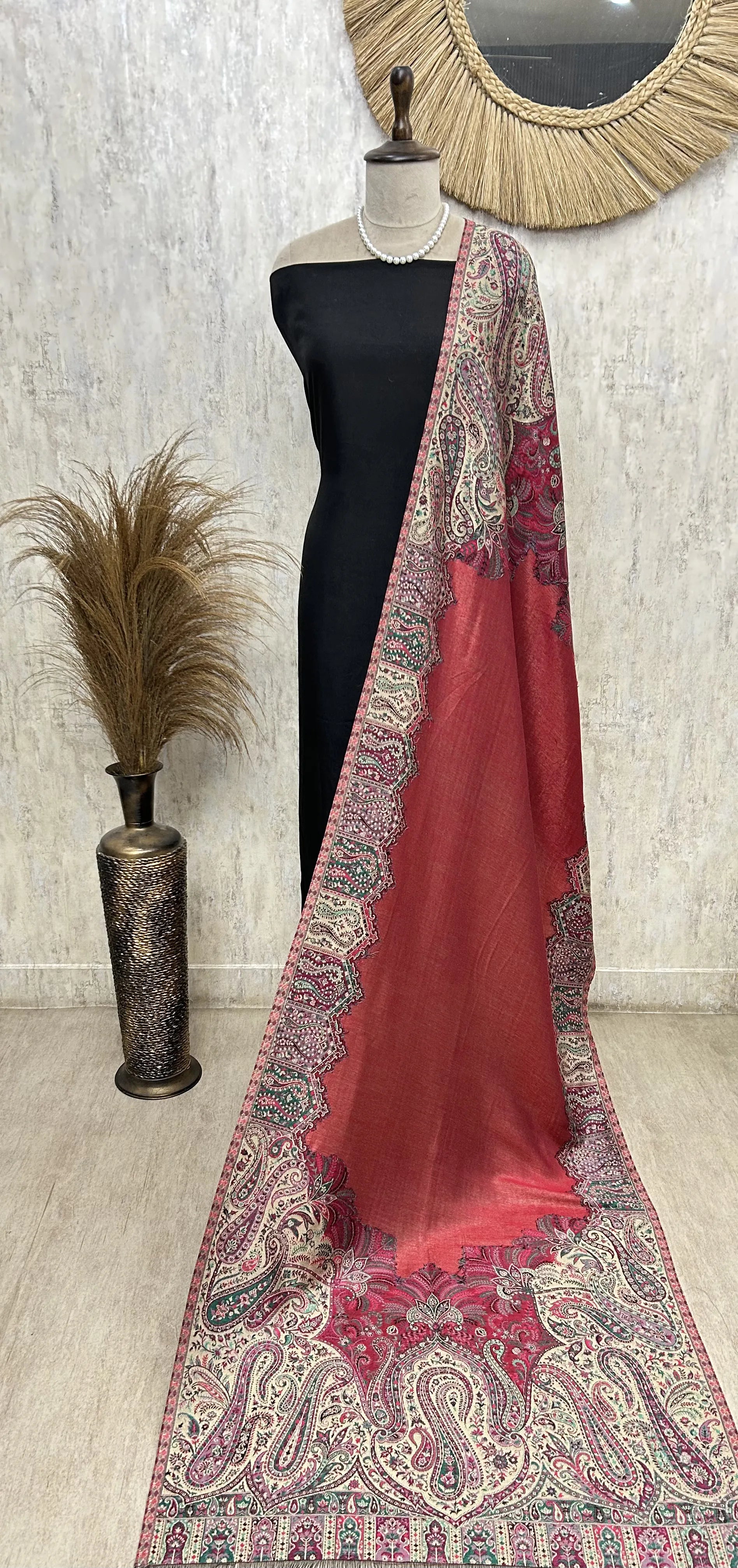 Moonlight Reversible Pashmina Shawls With Curated Box Packaging