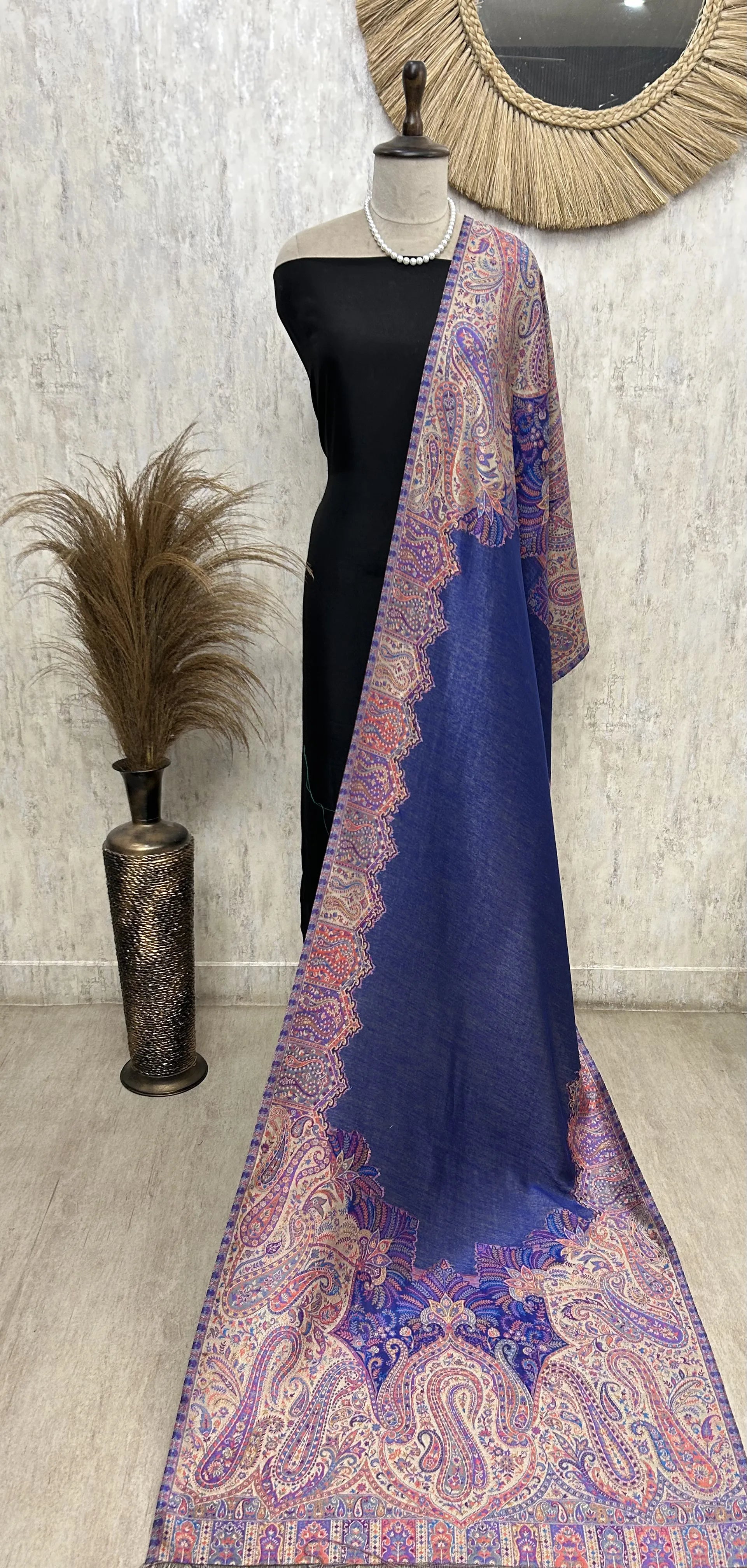 Moonlight Reversible Pashmina Shawls With Curated Box Packaging