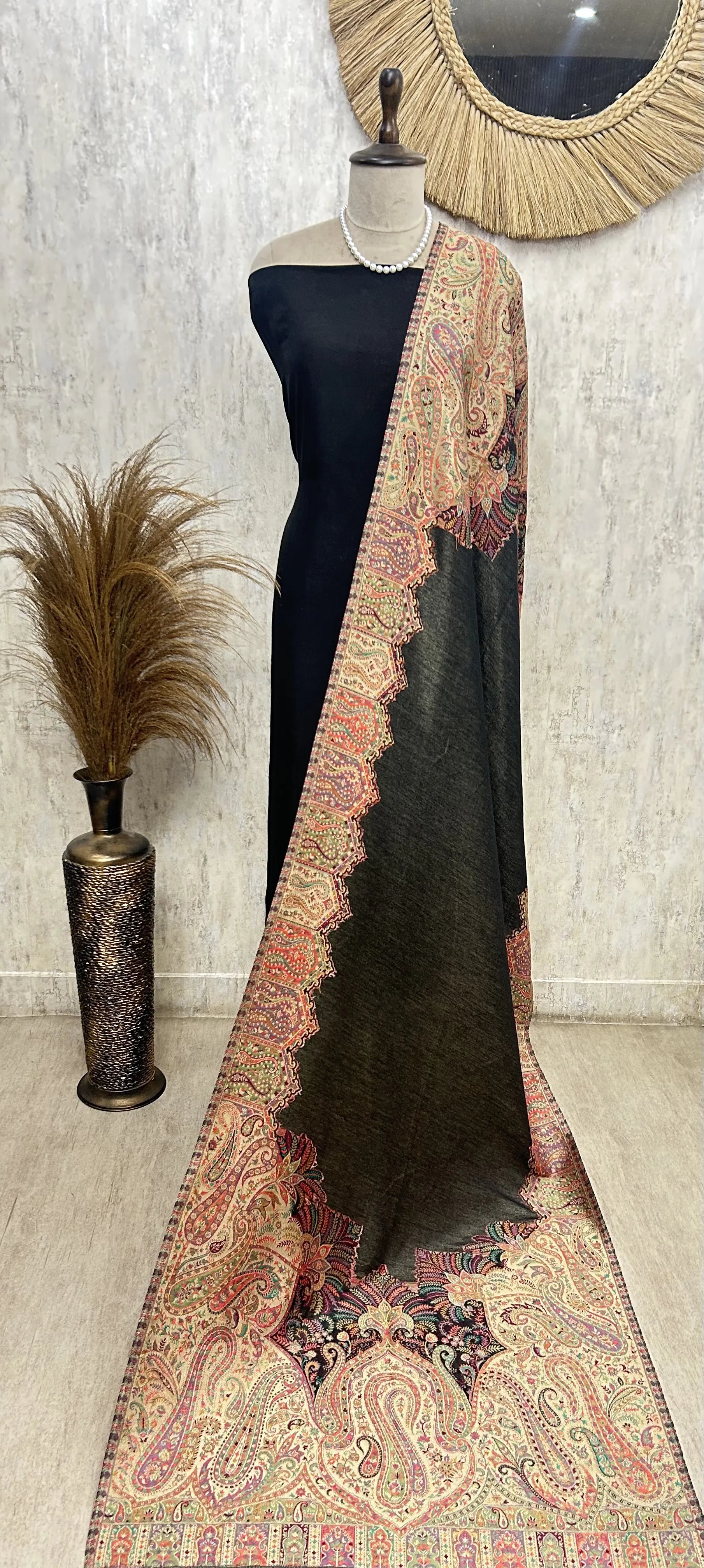 Moonlight Reversible Pashmina Shawls With Curated Box Packaging