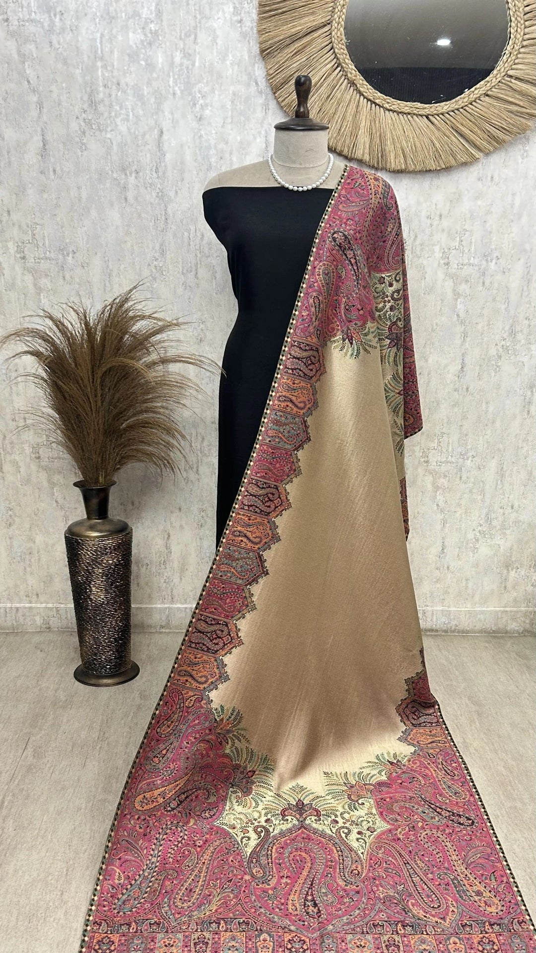 Moonlight Reversible Pashmina Shawls With Curated Box Packaging