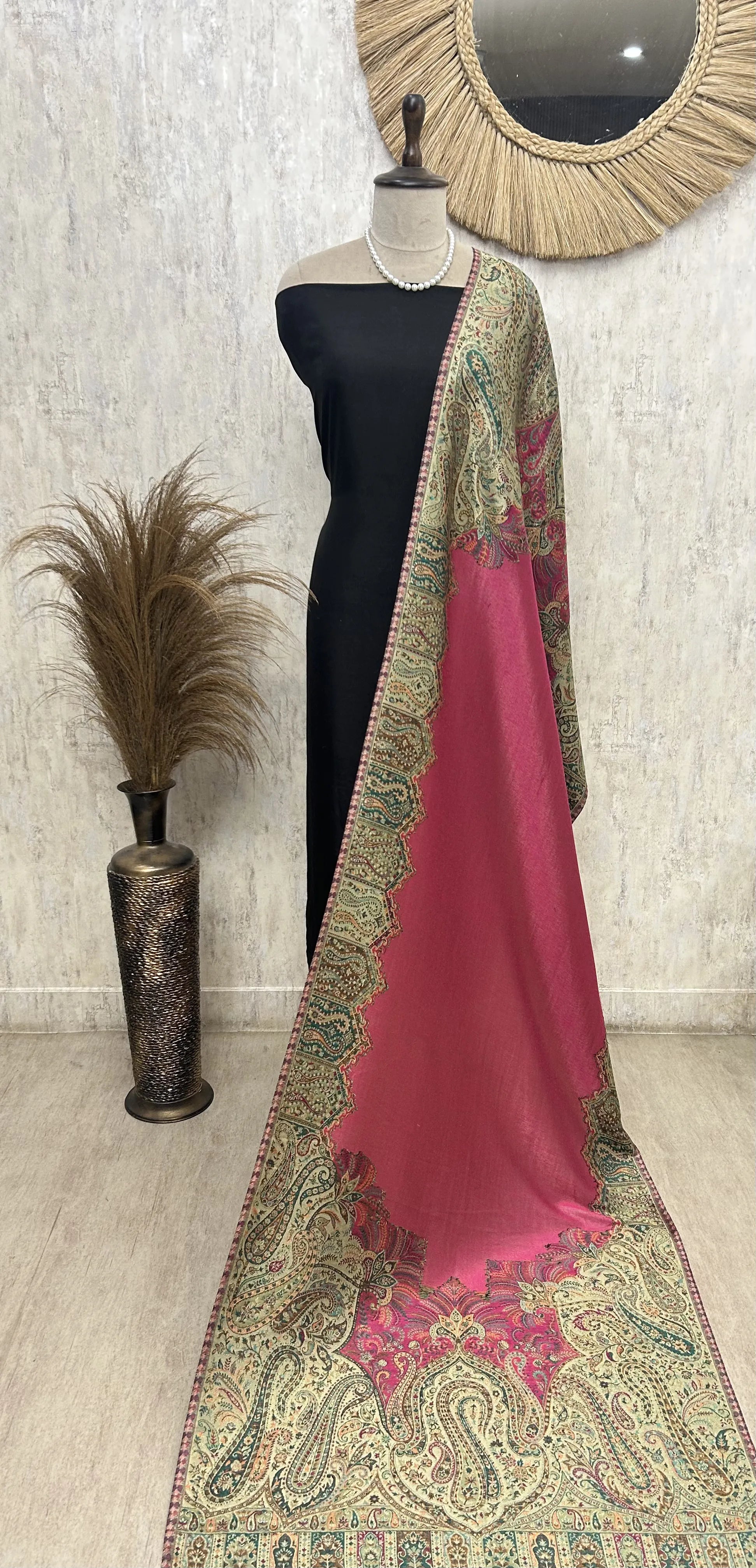 Moonlight Reversible Pashmina Shawls With Curated Box Packaging