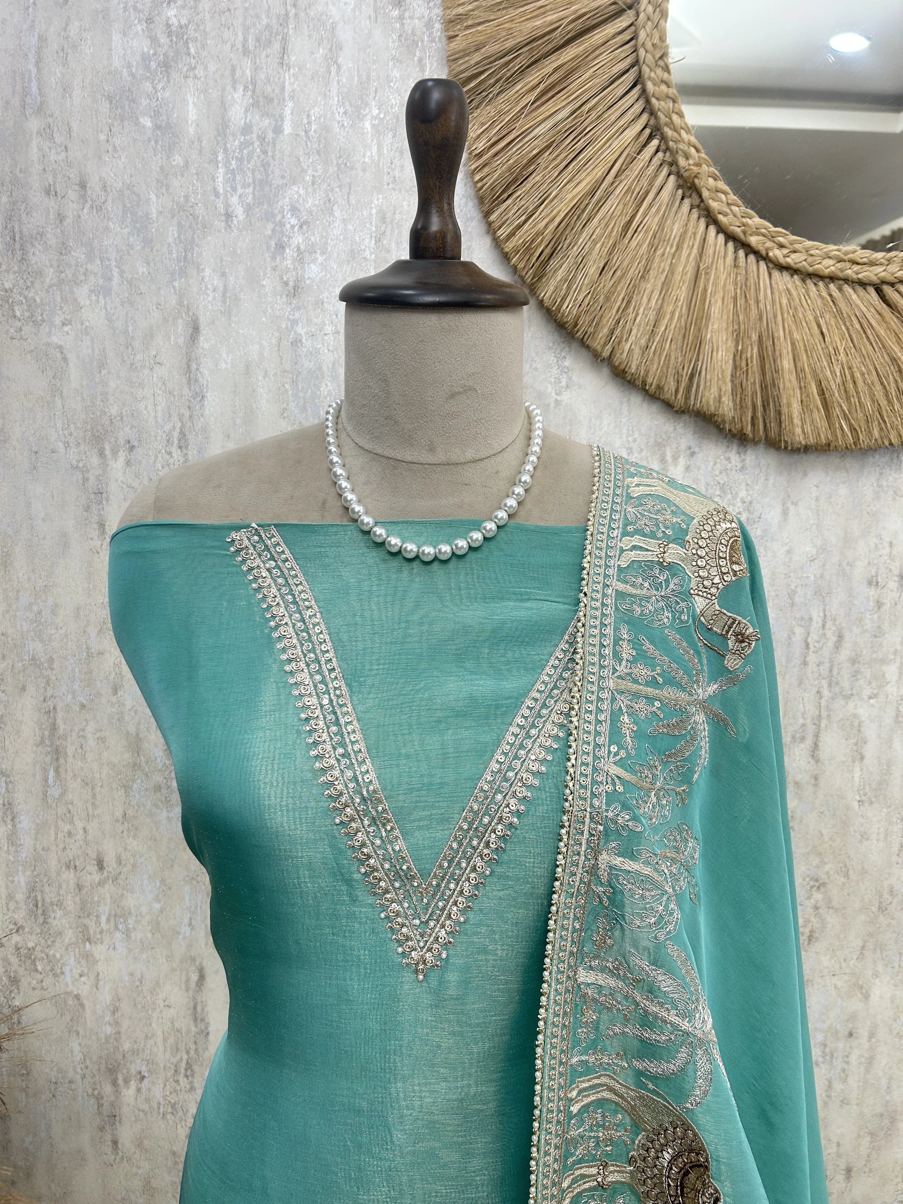 Oasis Dream Tissue Unstitched Suit