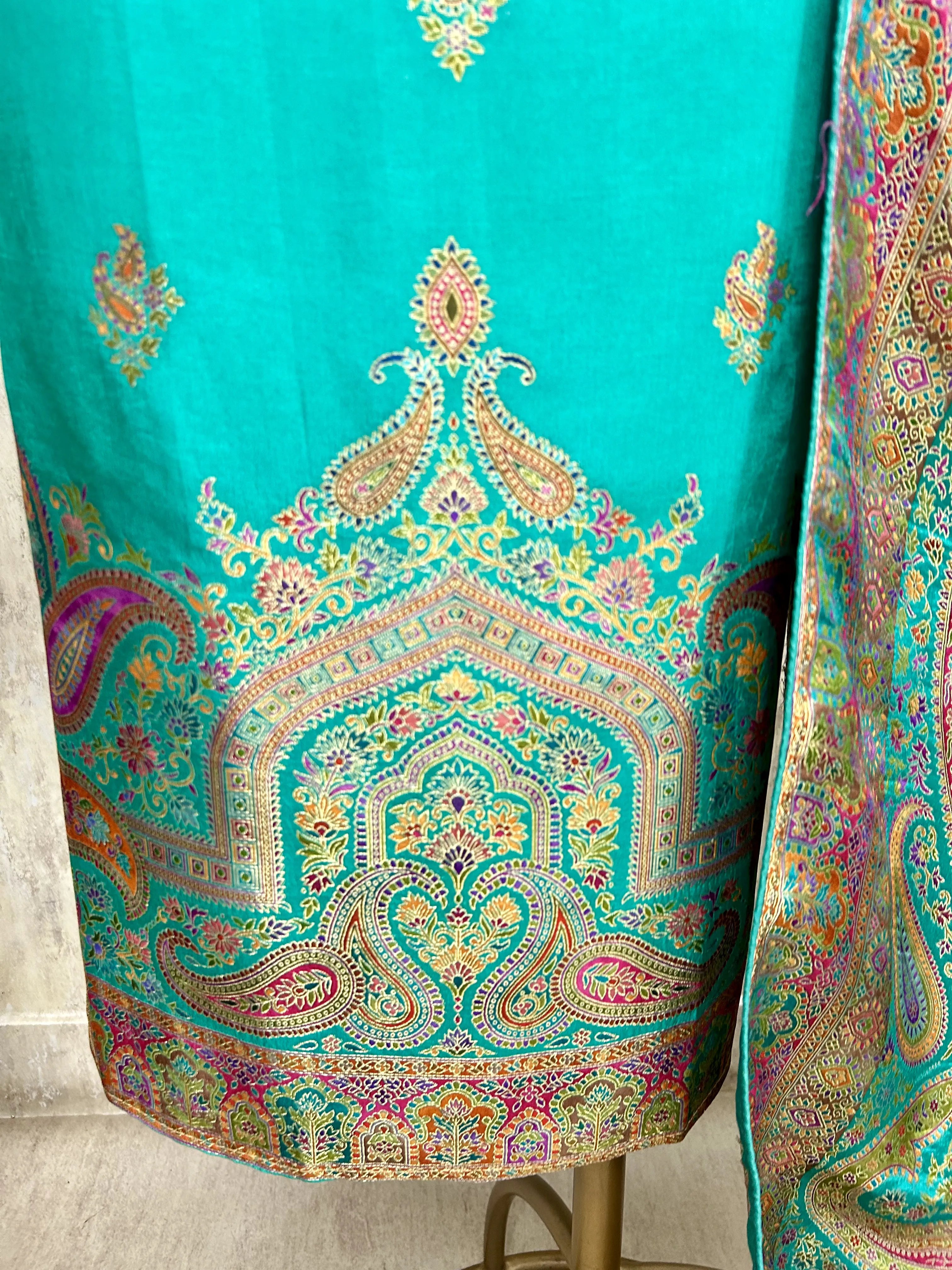 Fine silk Unstitched suit with Position Print