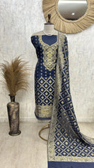 Royal Cotton Silk Unstitched Suit
