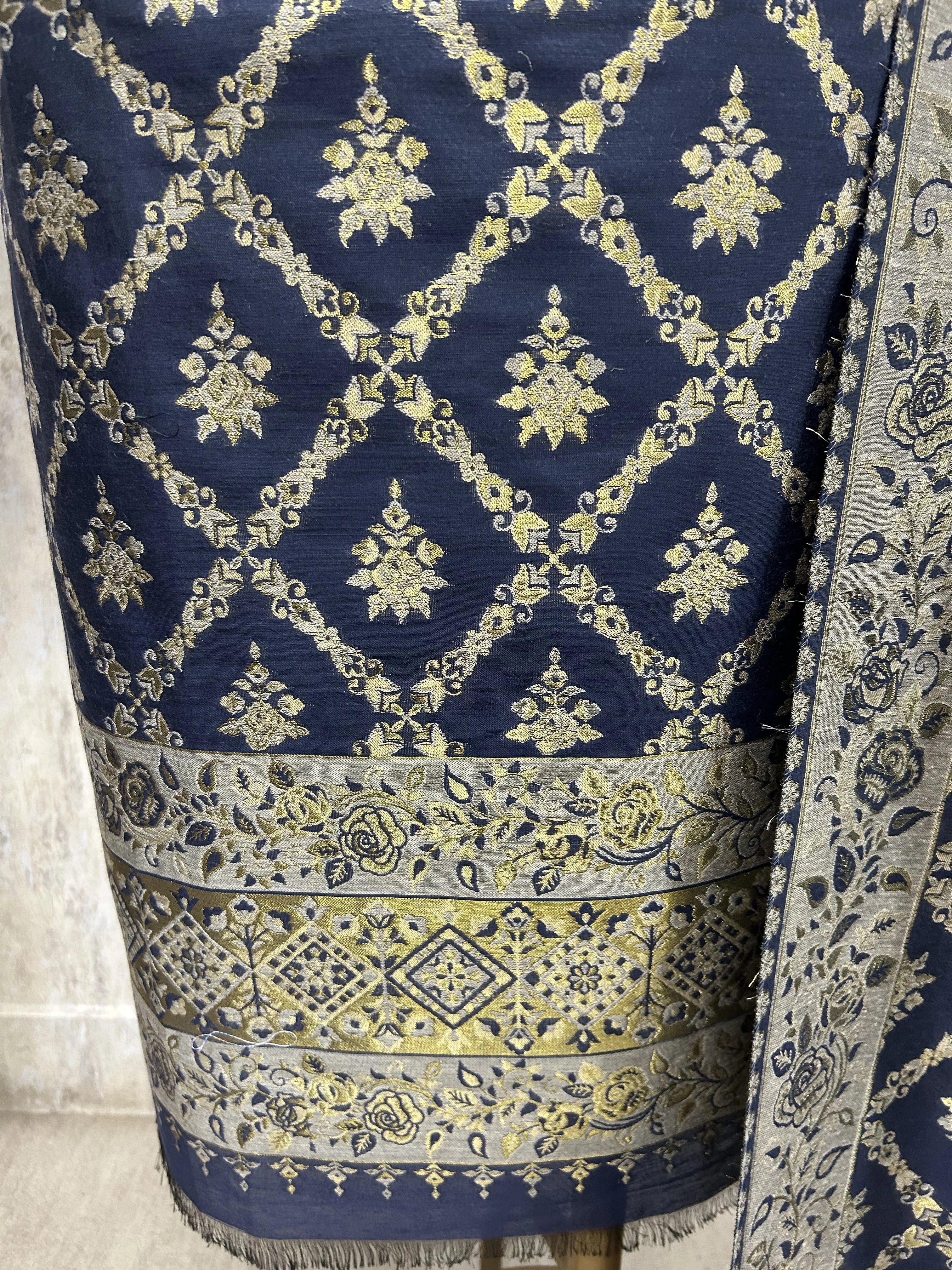 Royal Cotton Silk Unstitched Suit