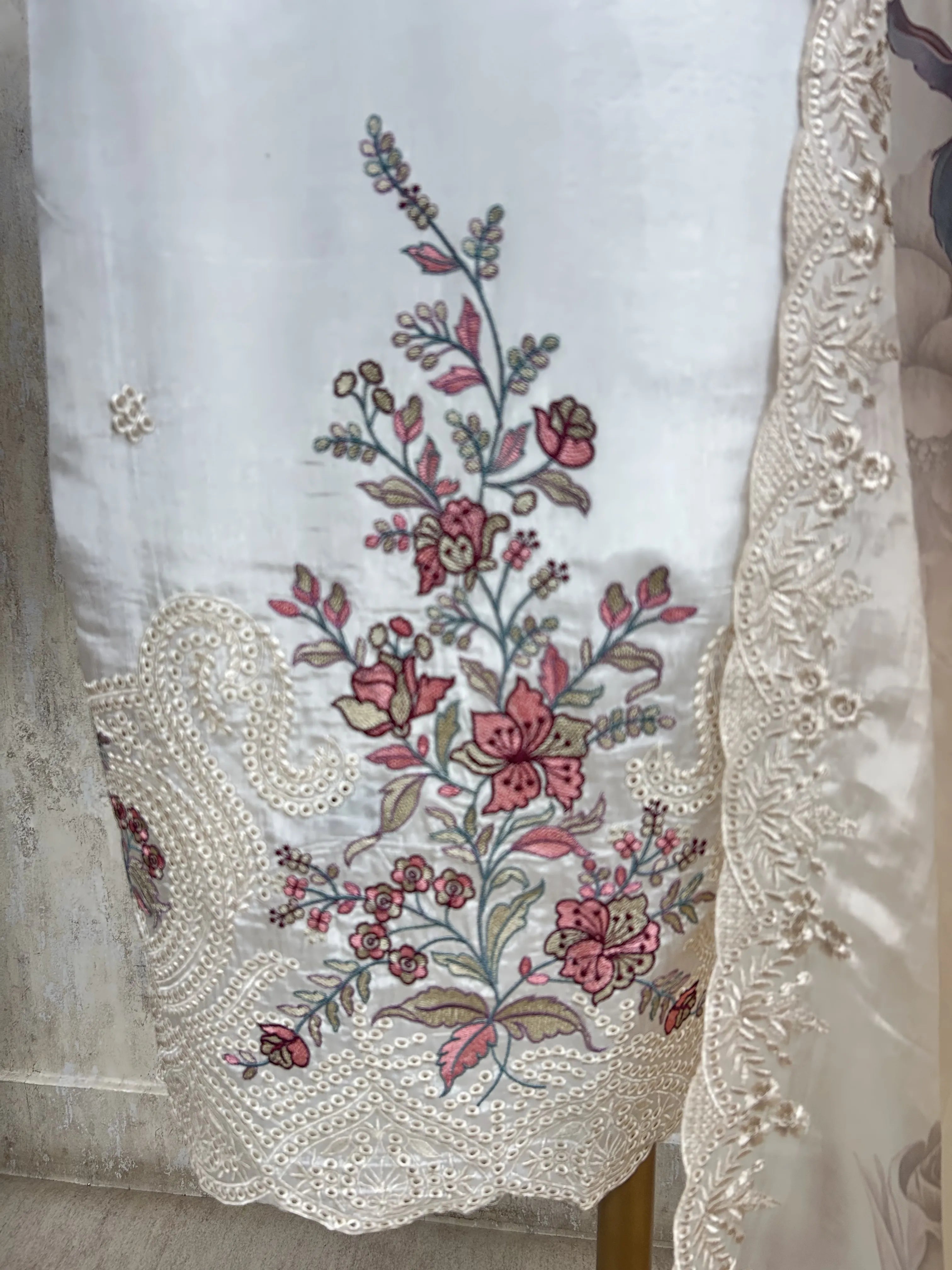 Floral Charm Unstiched Suit