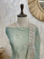 Pastel Garden Grace Unstiched Suit