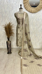 Classic Ethnic Charm Unstiched Suit