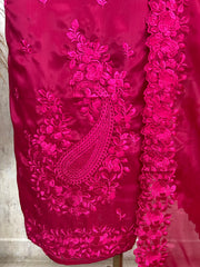 Rose Embroidered Grace Unstiched Suit