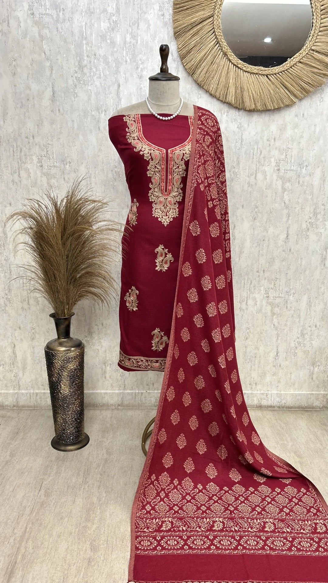 Royal Teal Unstiched Suit