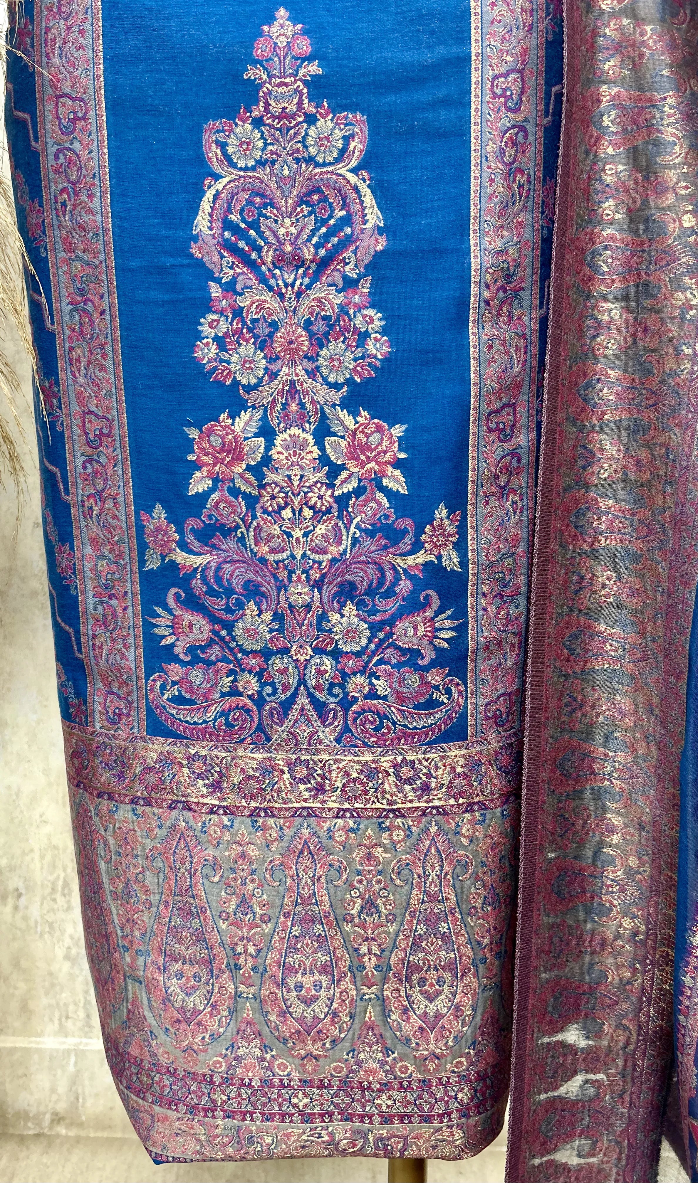 Classic Ethnic Weave Unstiched Suit