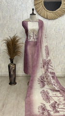 Pastel Grace Unstiched Suit