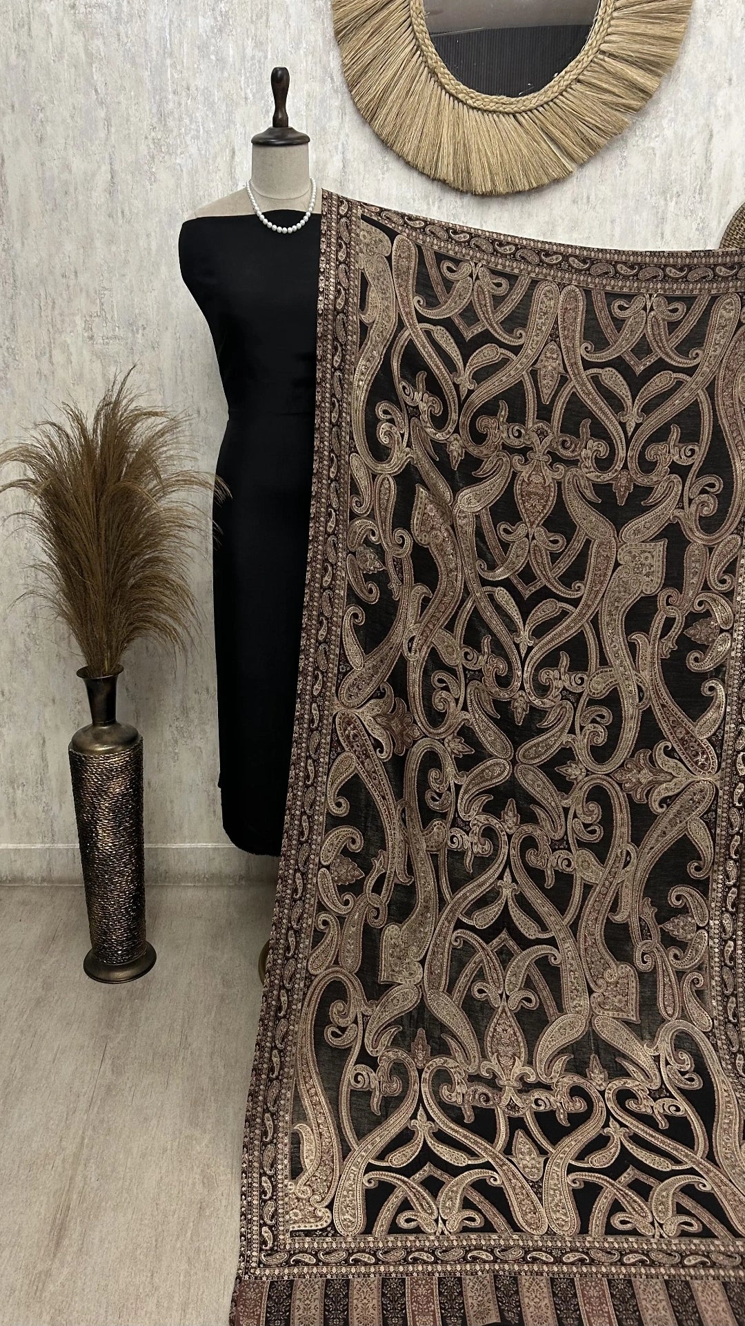 Reversible Moonlight Coatwool Unisex Shawls With Curated Box Packaging