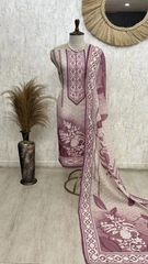 Elegant Ikat Impressions Unstiched Suit