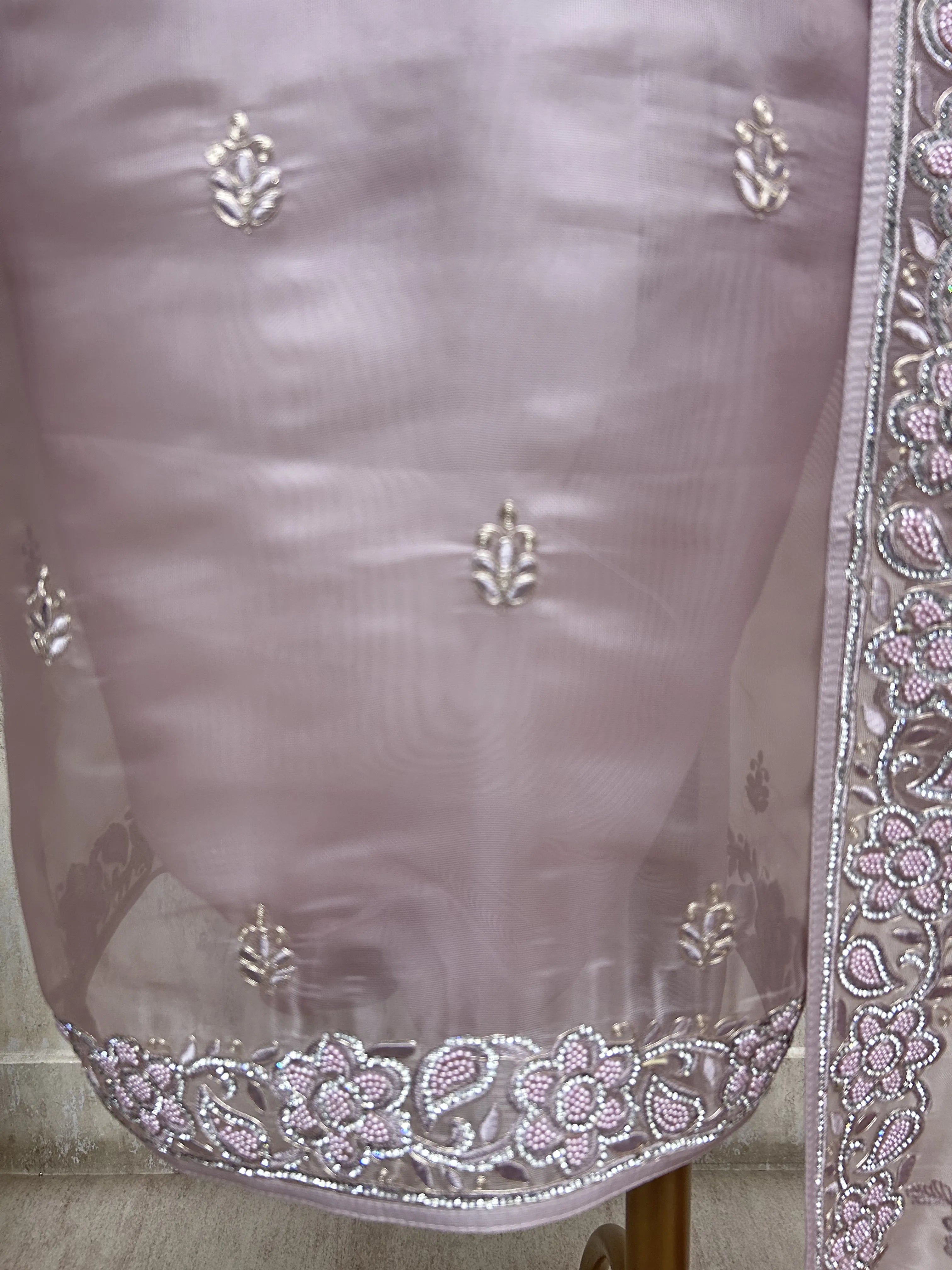 Soft Blush Heirloom Unstiched Suit