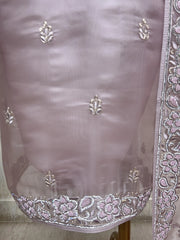 Soft Blush Heirloom Unstiched Suit