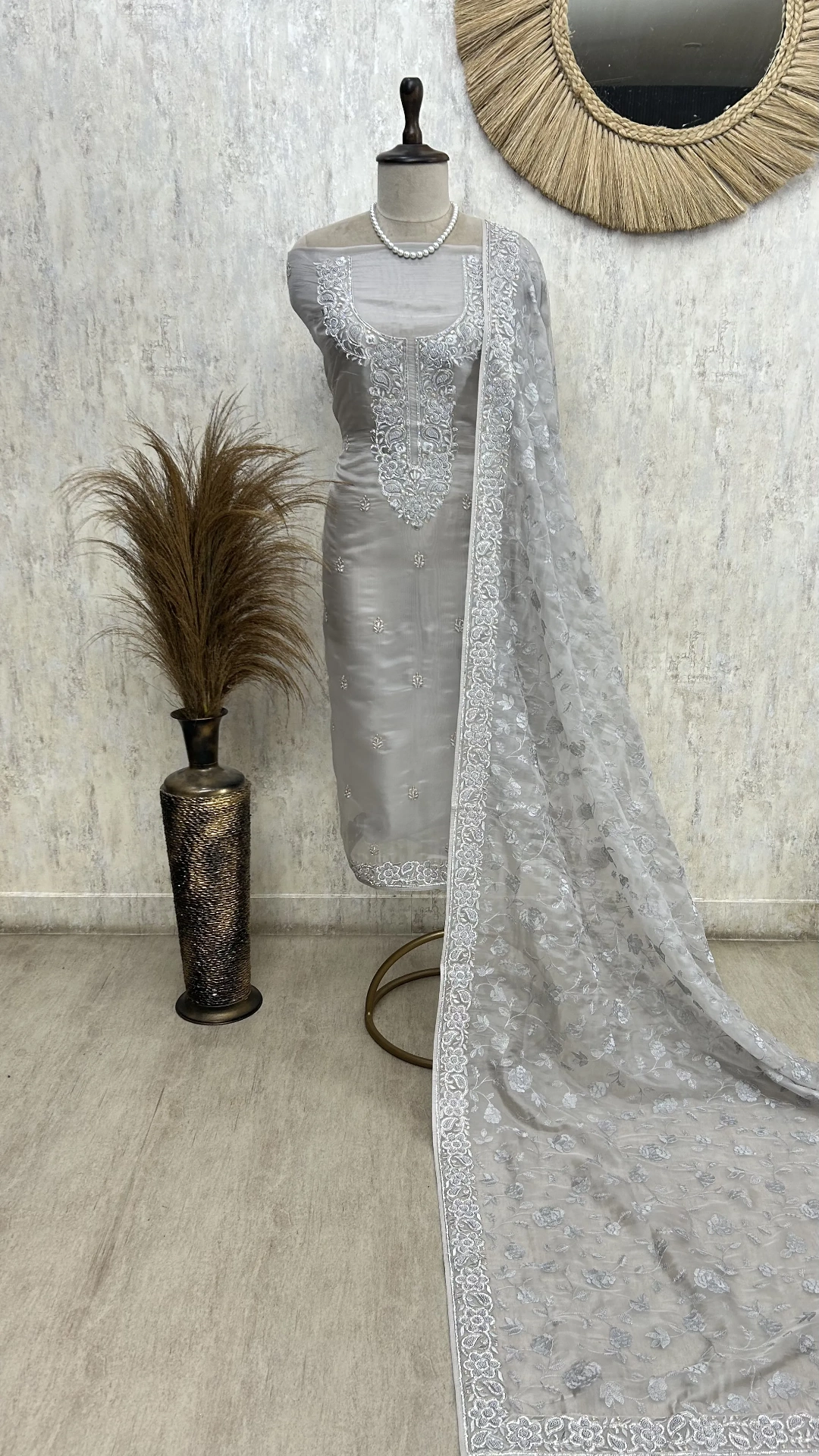 Soft Blush Heirloom Unstiched Suit