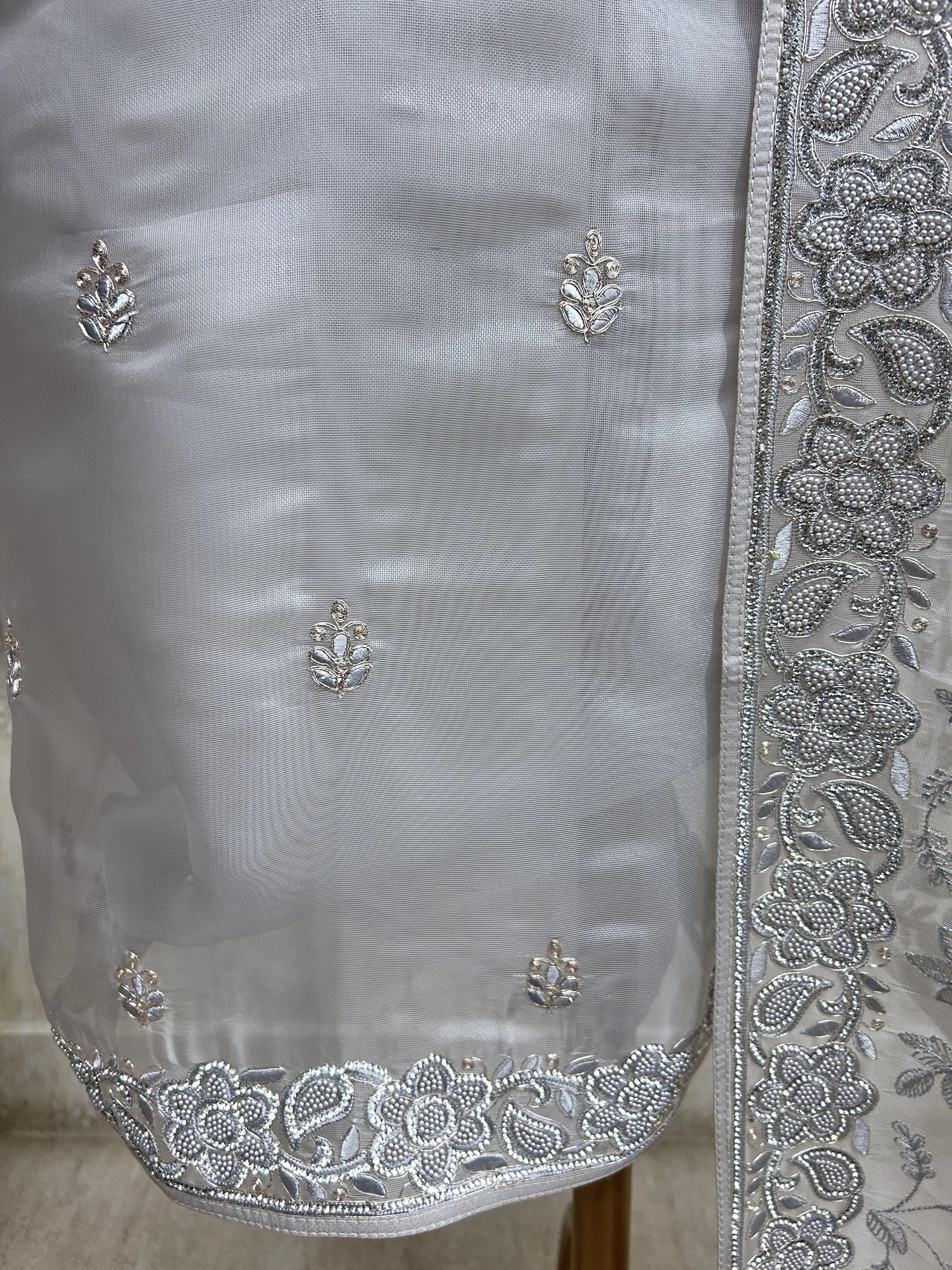 Soft Blush Heirloom Unstiched Suit