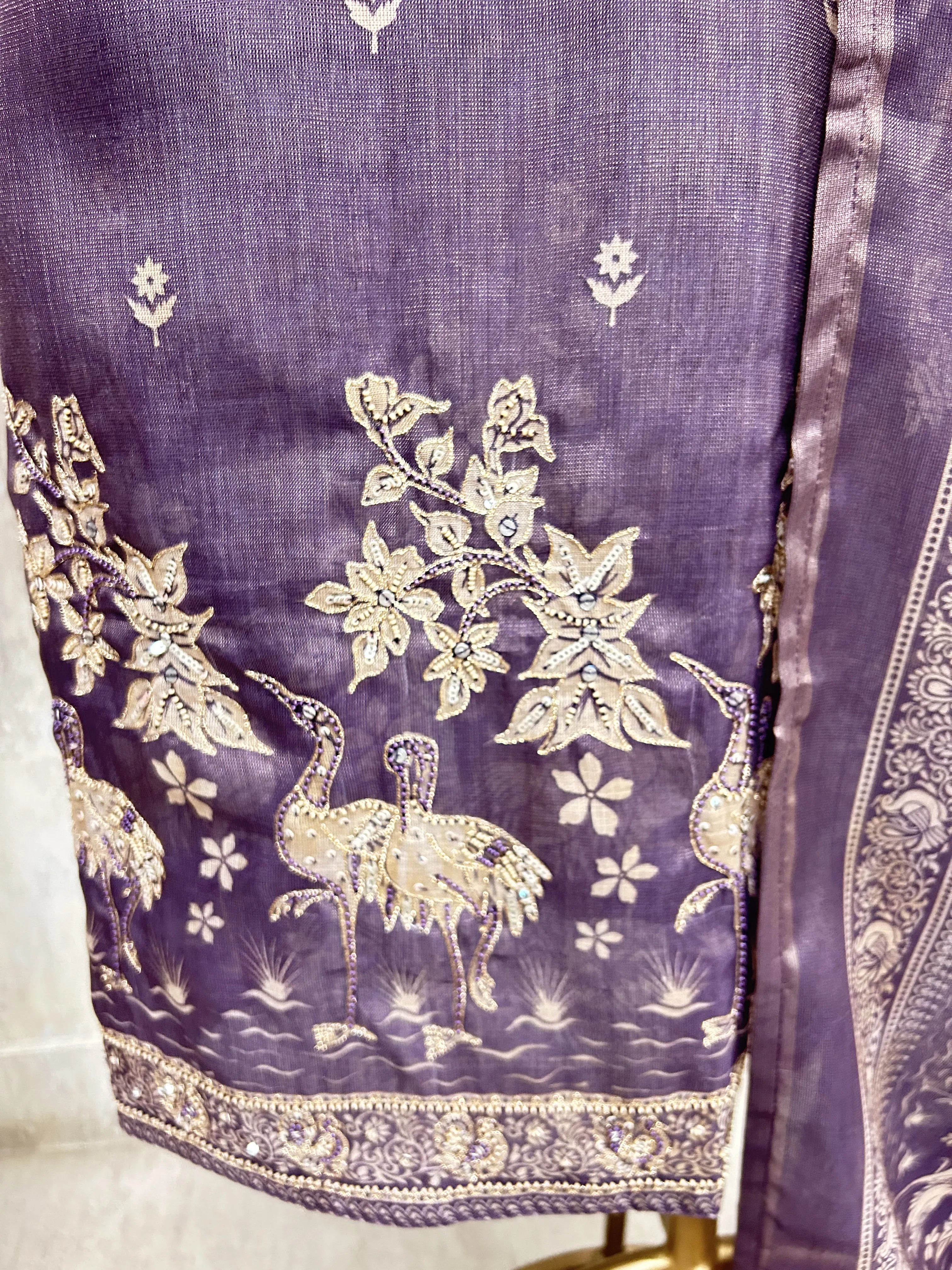 Forest Green Heritage Unstiched Suit