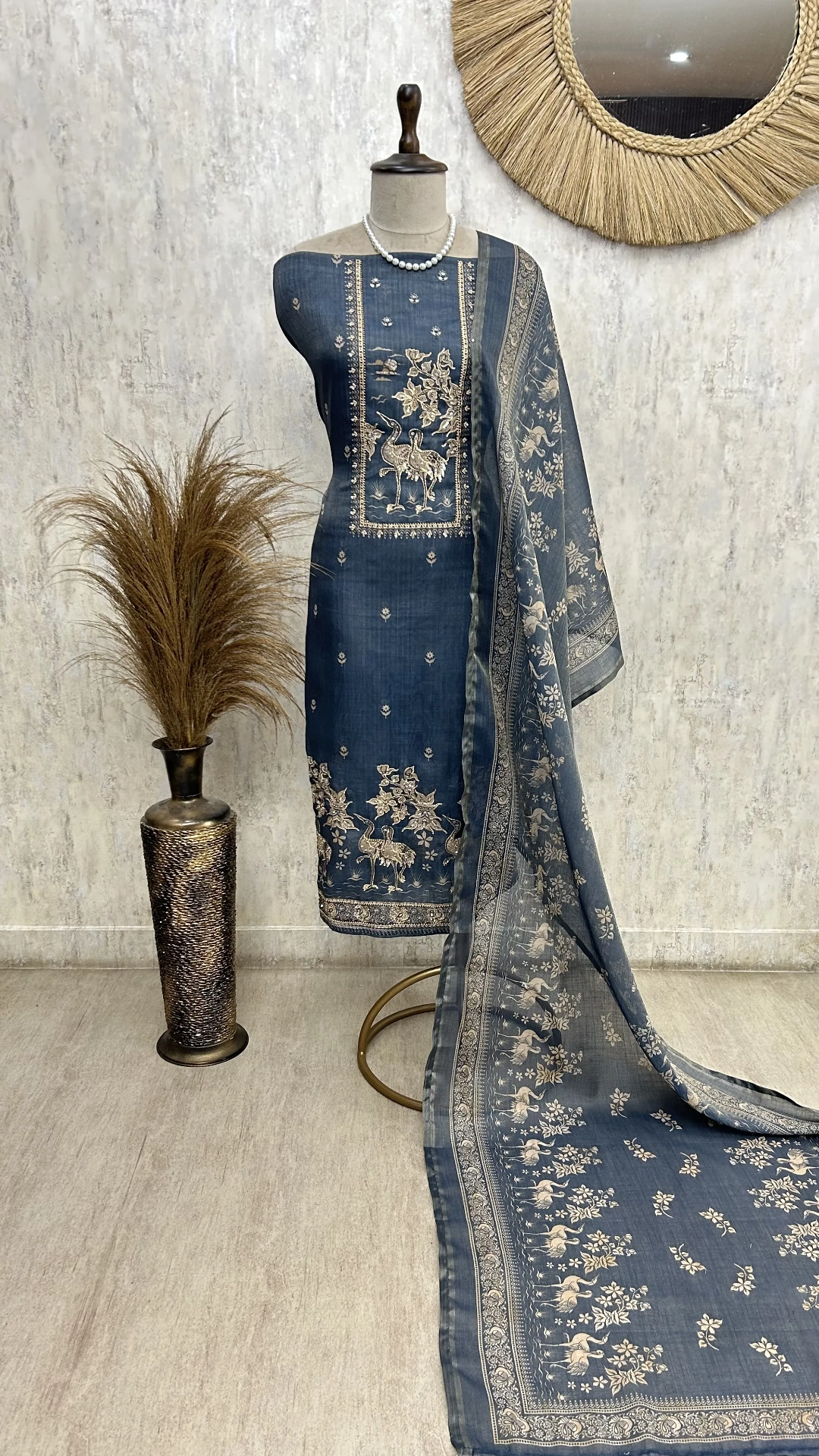 Forest Green Heritage Unstiched Suit