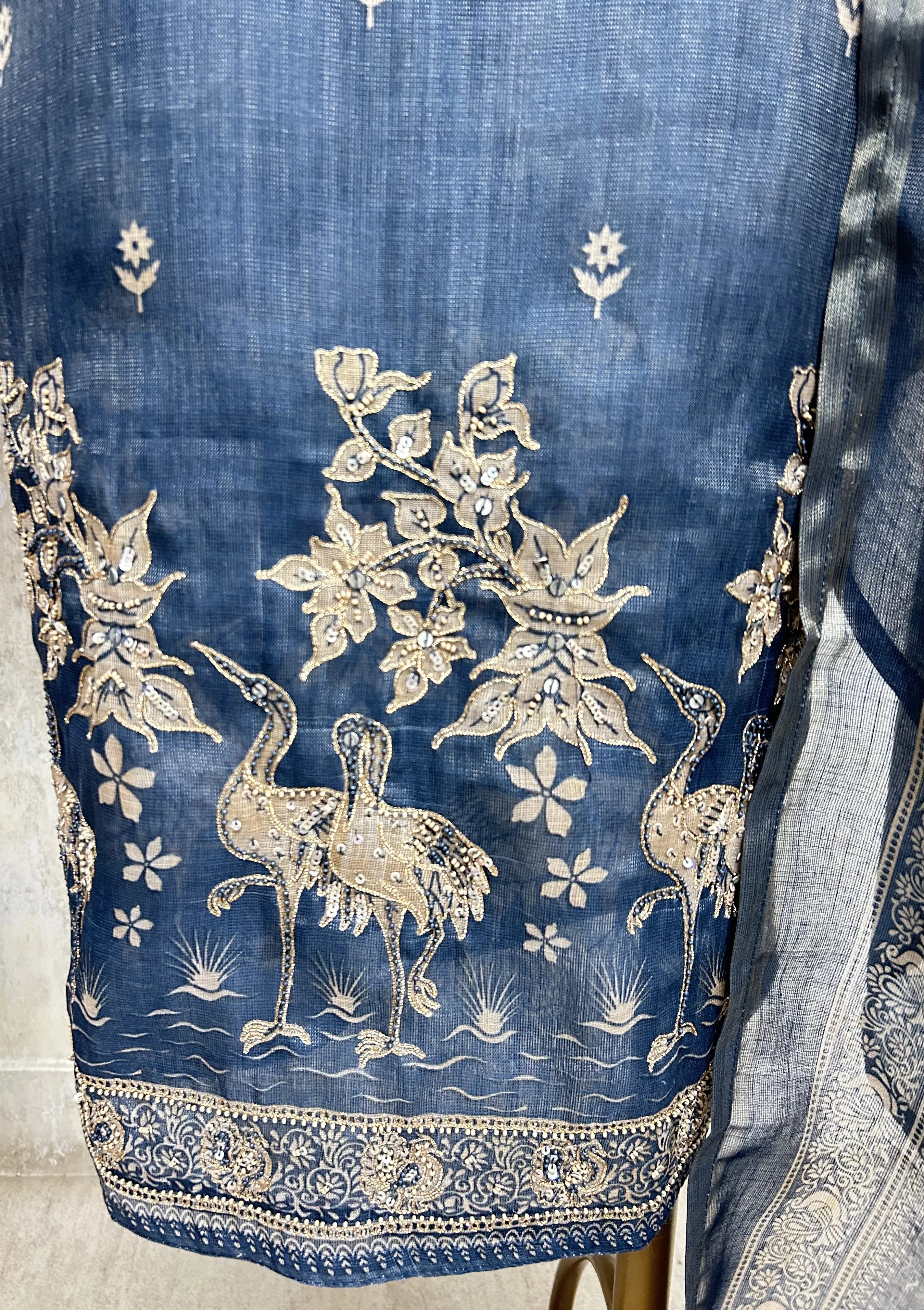 Forest Green Heritage Unstiched Suit