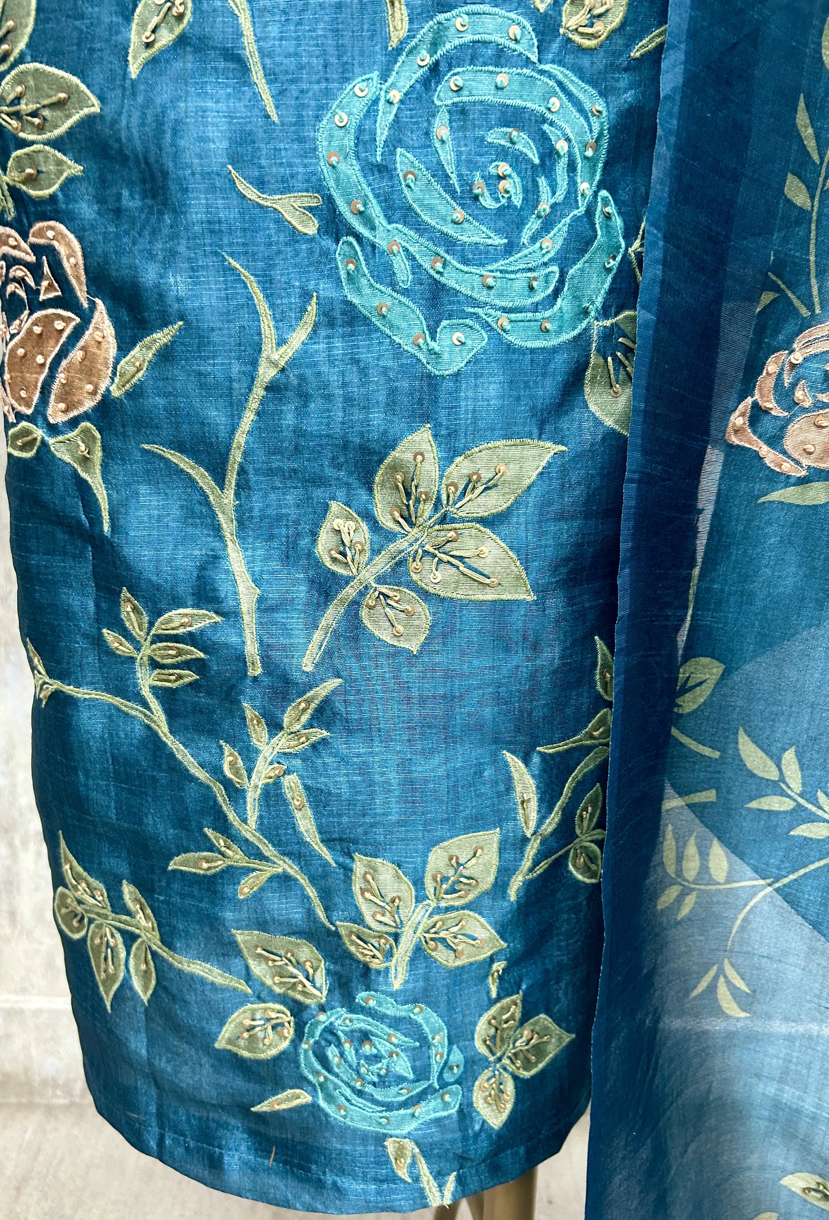 Nature Toned Elegance Unstiched Suit