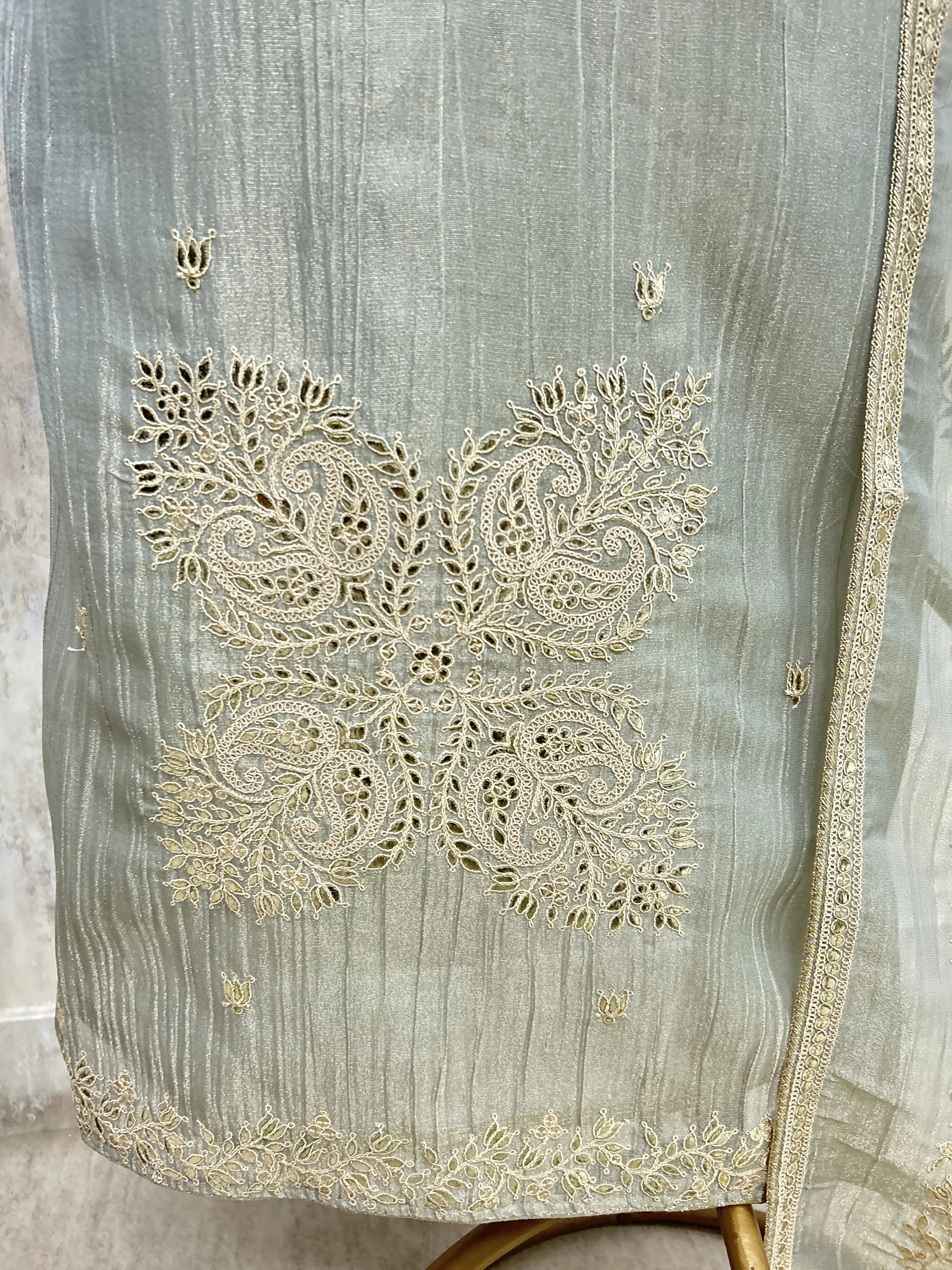 Soft Gold Serenity Unstiched Suit