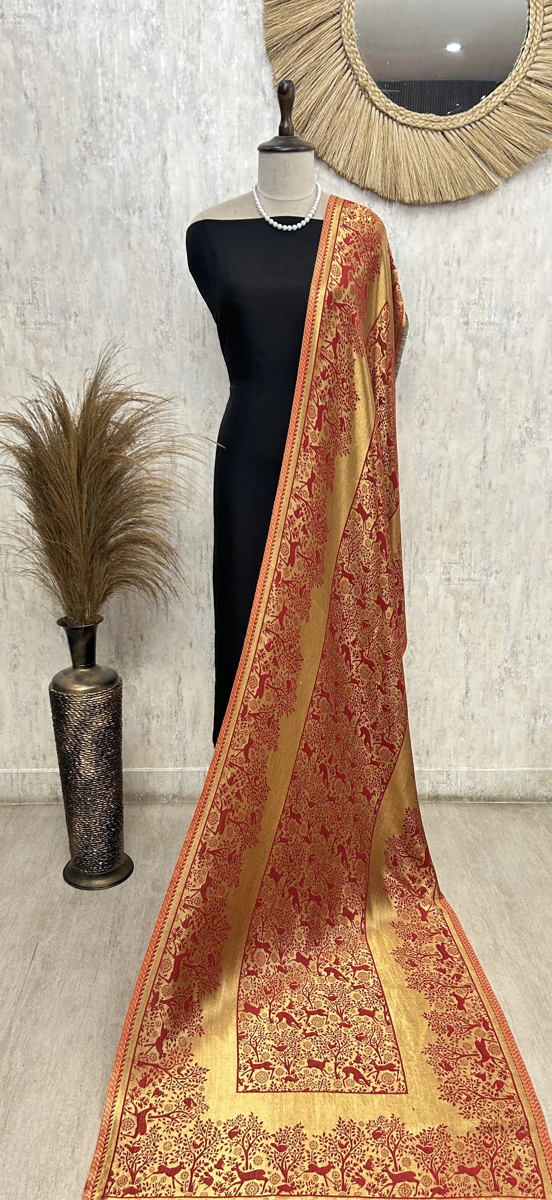 Reversible Moonlight Unisex Stoles With Curated Box Packaging