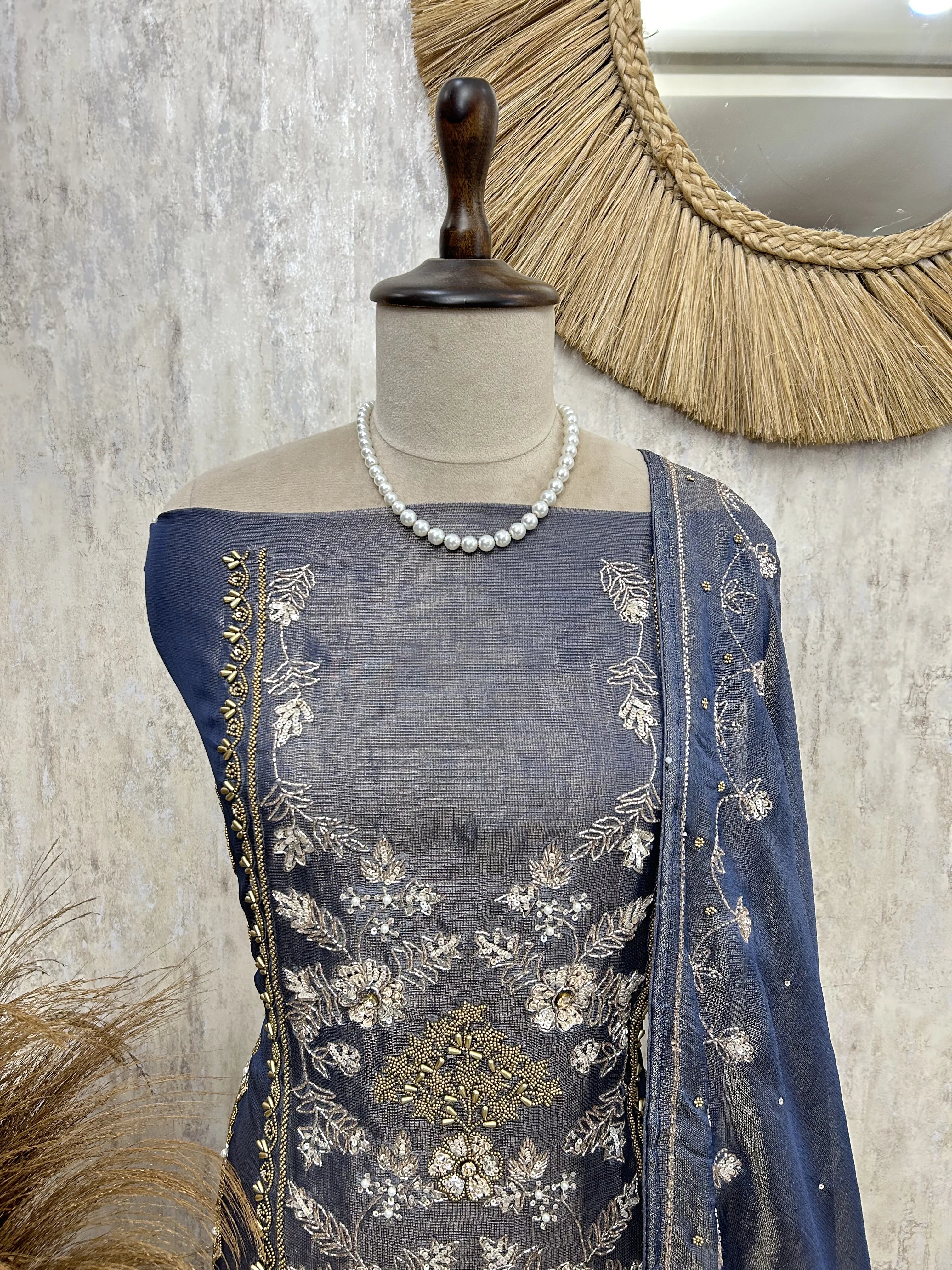 Regal Embroidered Grace Unstiched Suit