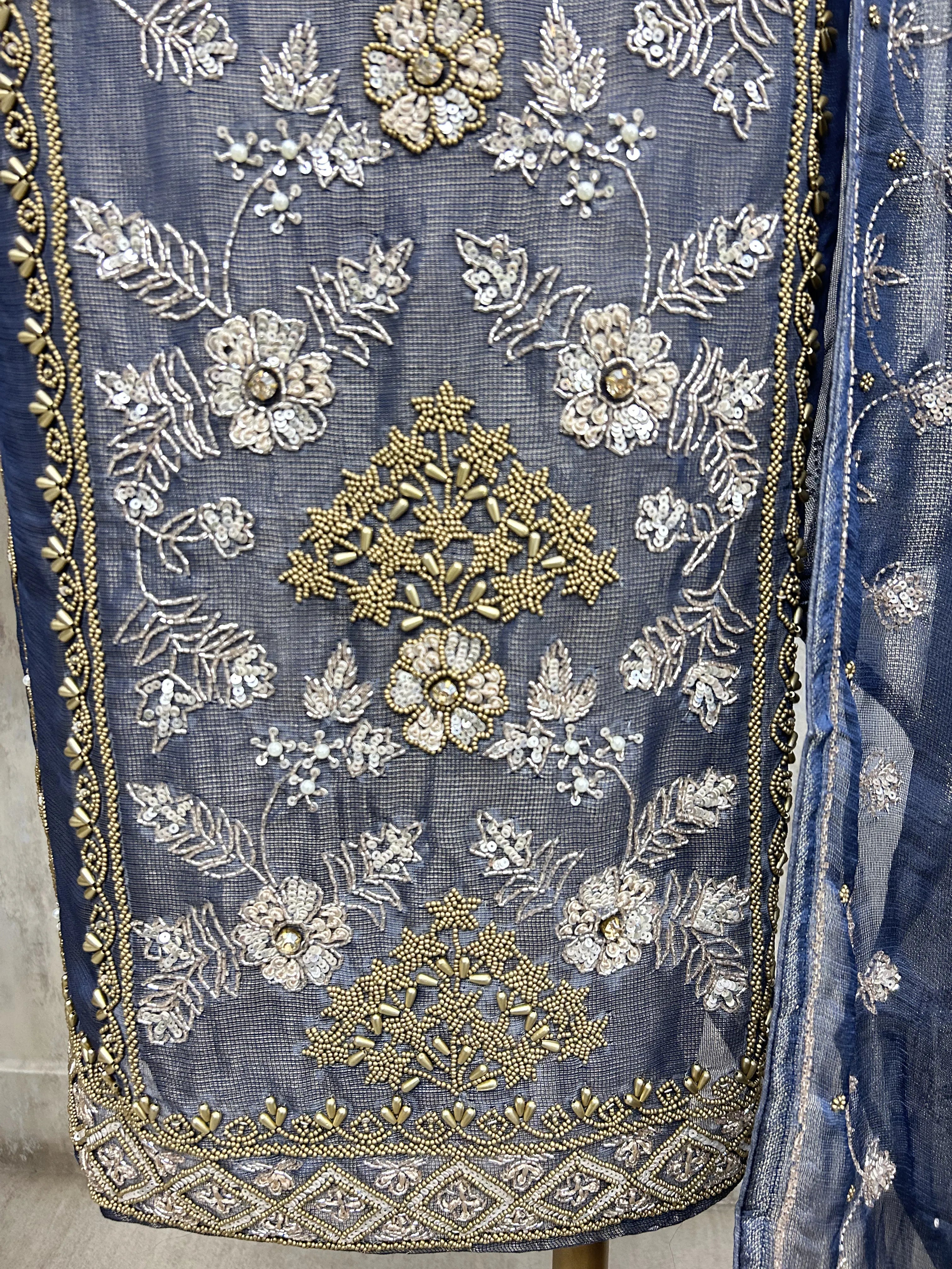 Regal Embroidered Grace Unstiched Suit