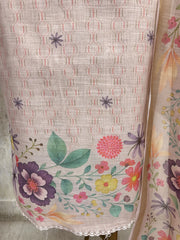 Blooming Grace Ensemble Unstitched Suit