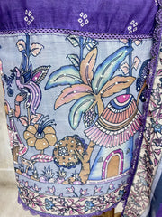 Mystic Village Art Unstitched Suit
