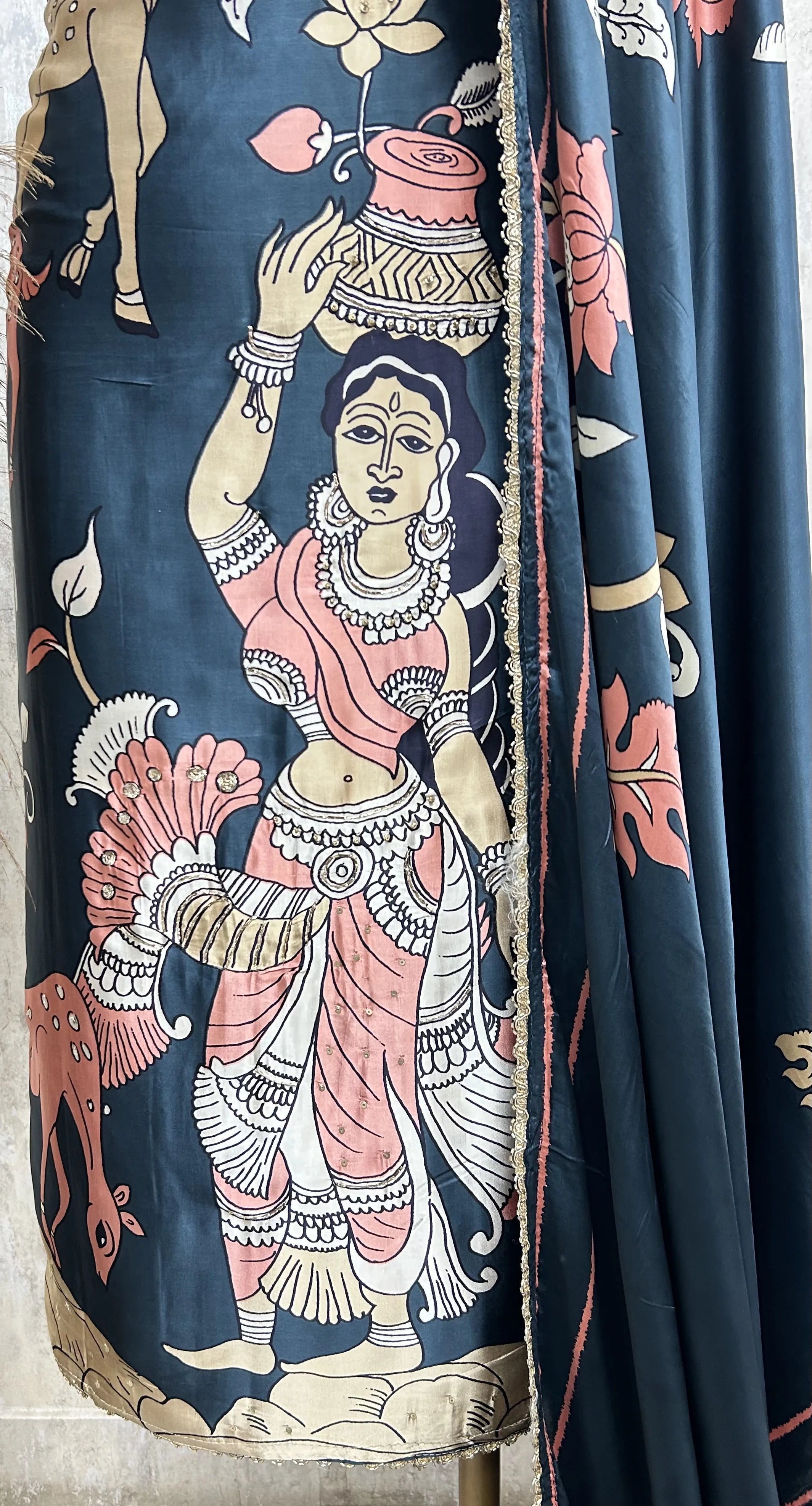 Petal Print Perfection Unstitched Suit