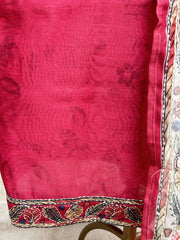 Earthy Festive Grace Unstitched Suit