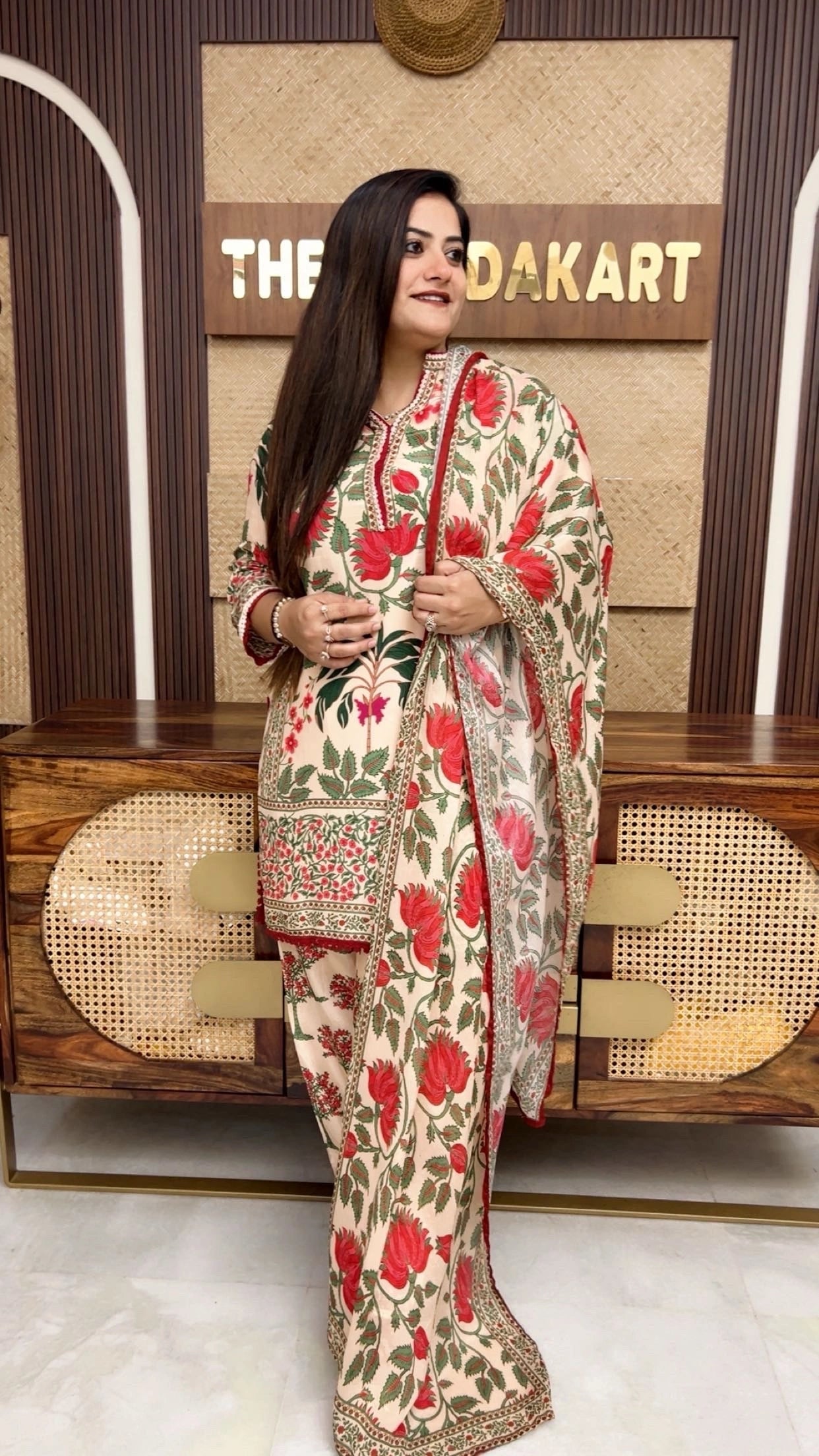 Printed Crepe Co-Ord Set