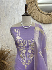 Pastel Bloom Grace Unstitched Suit