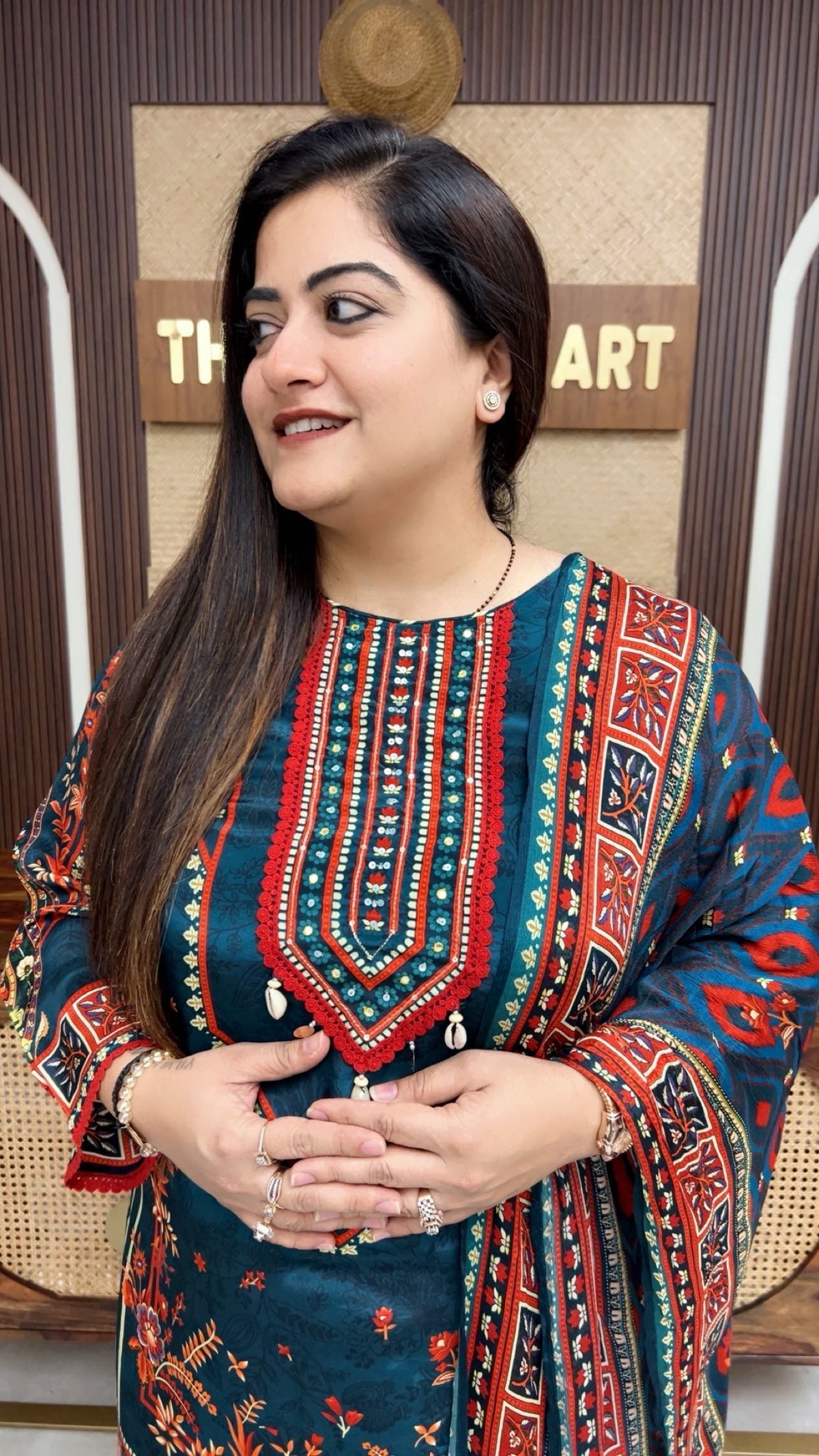 Printed Crepe Co-Ord Set
