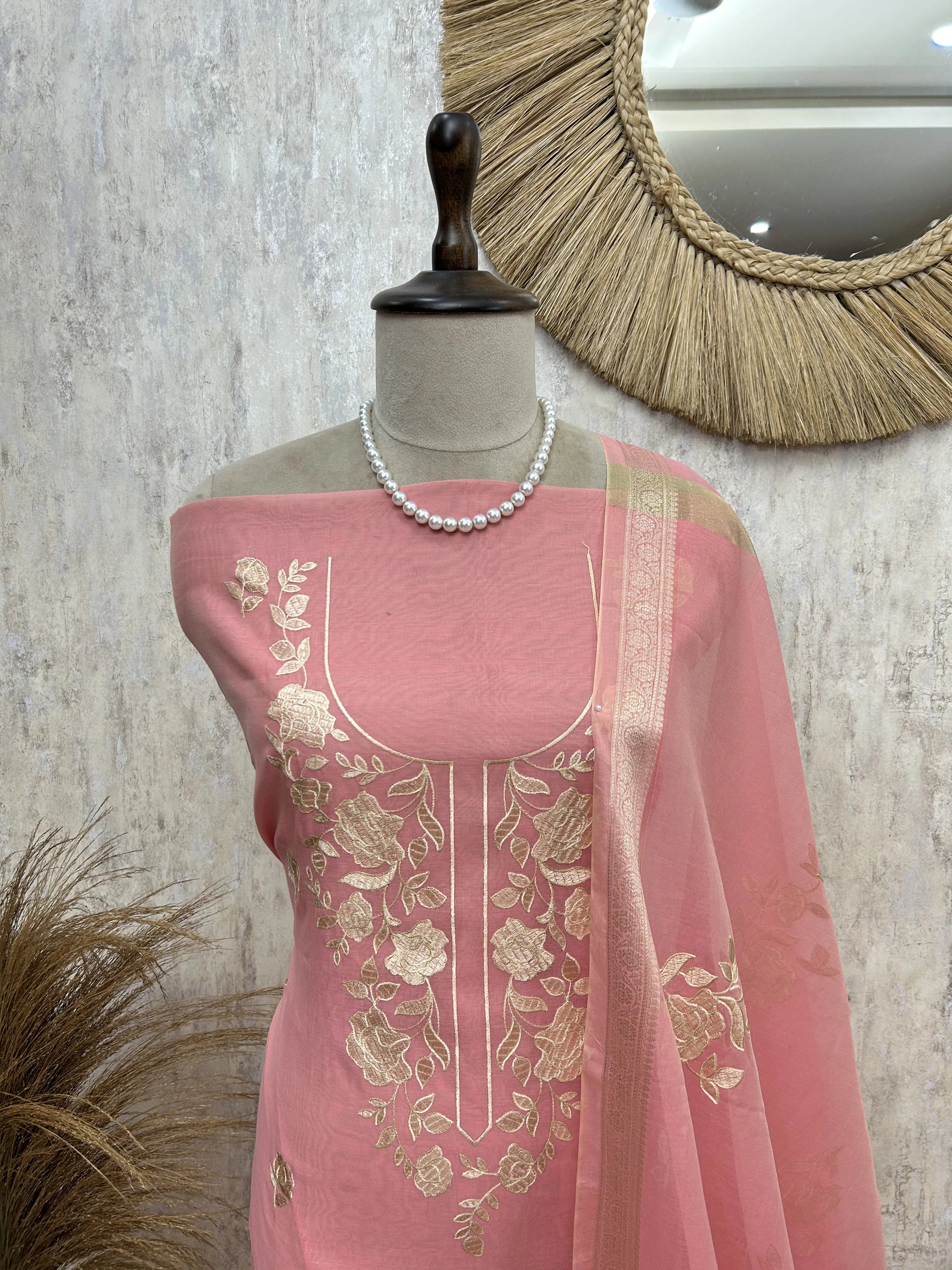 Pastel Bloom Grace Unstitched Suit