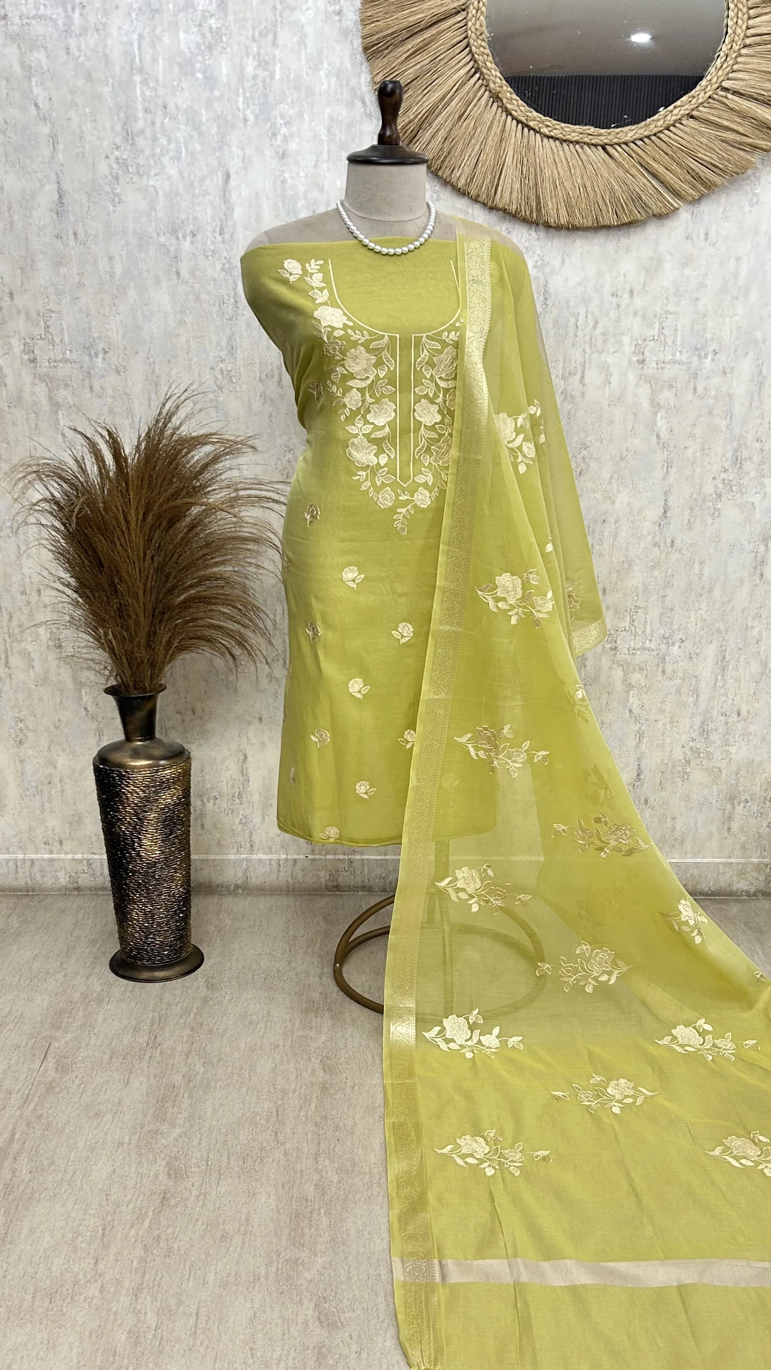 Pastel Bloom Grace Unstitched Suit