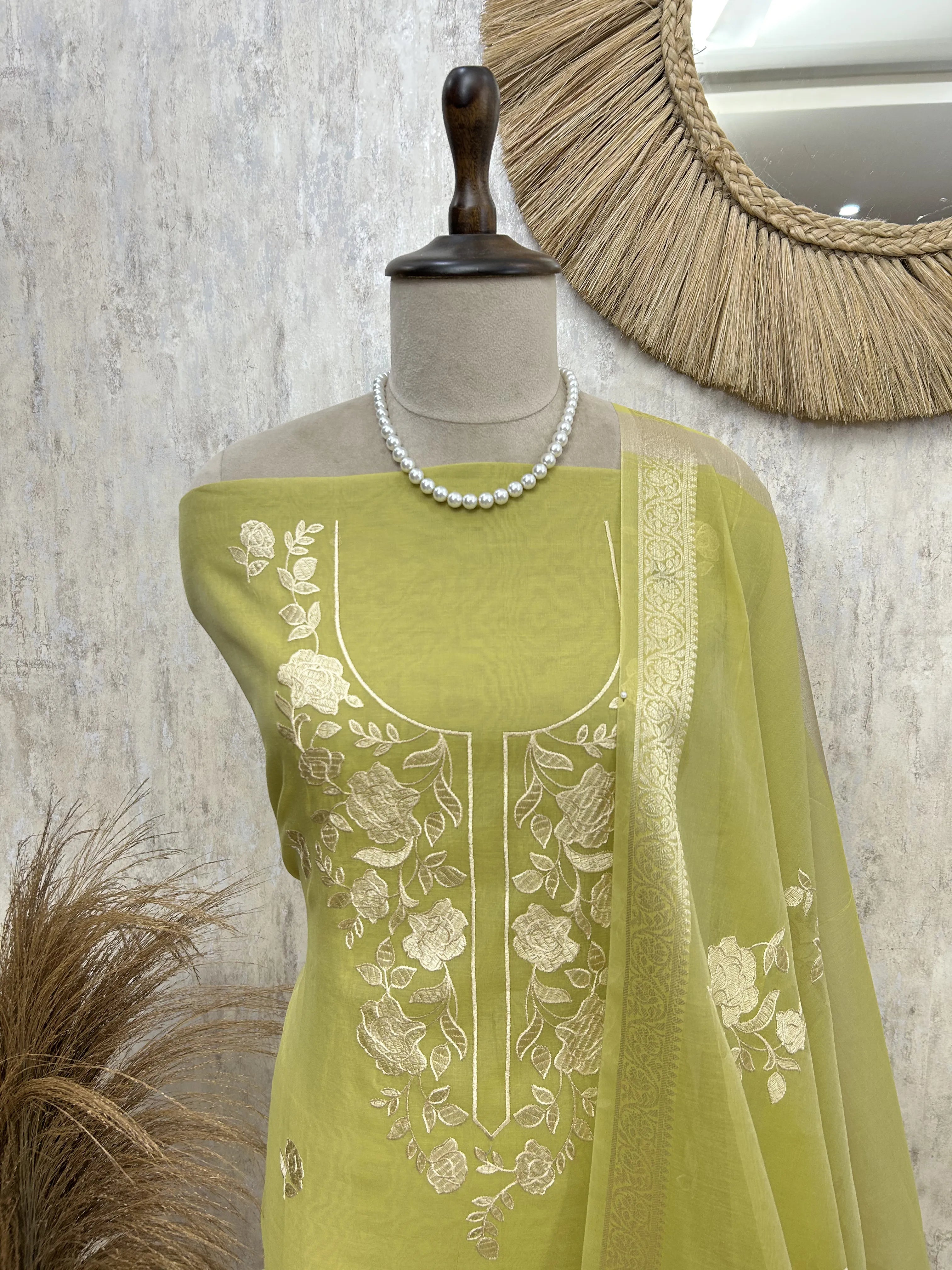 Pastel Bloom Grace Unstitched Suit