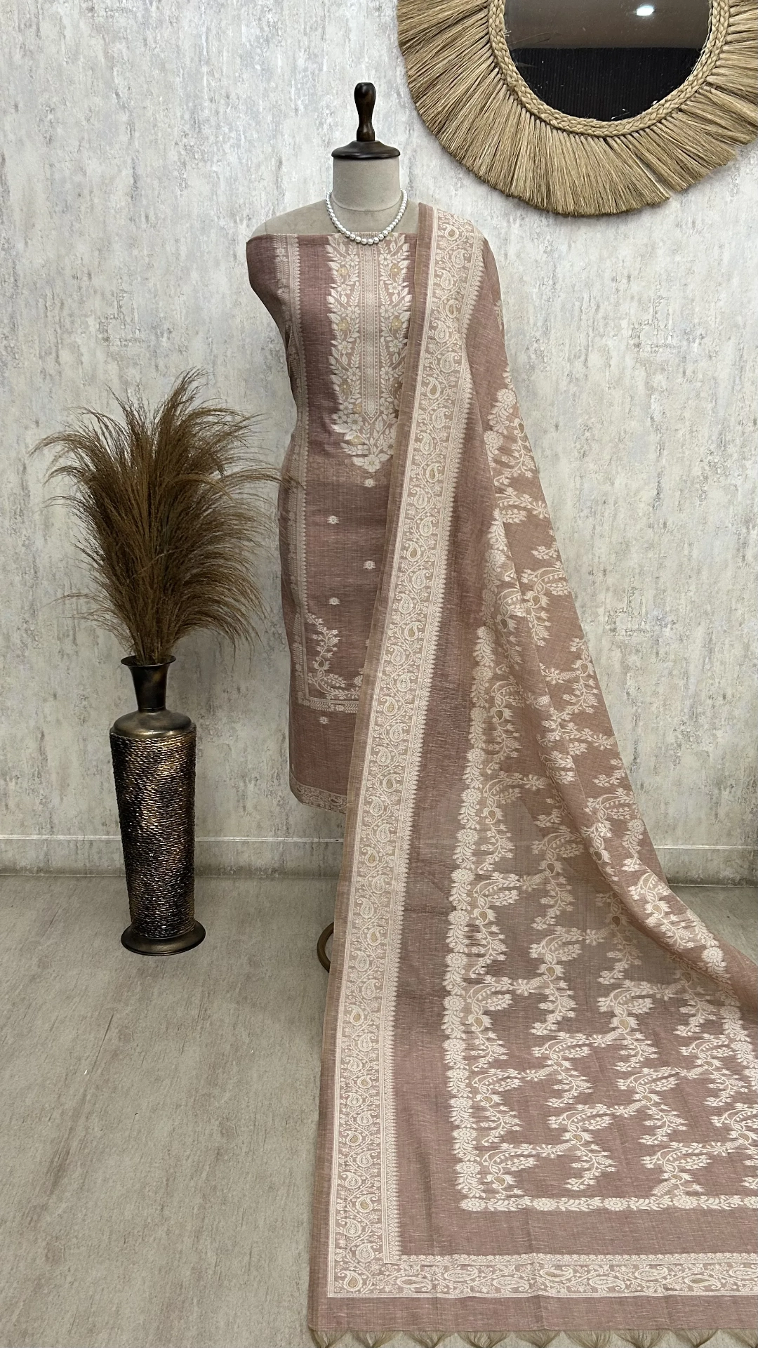 Subtle Royal Weave Unstitched Suit